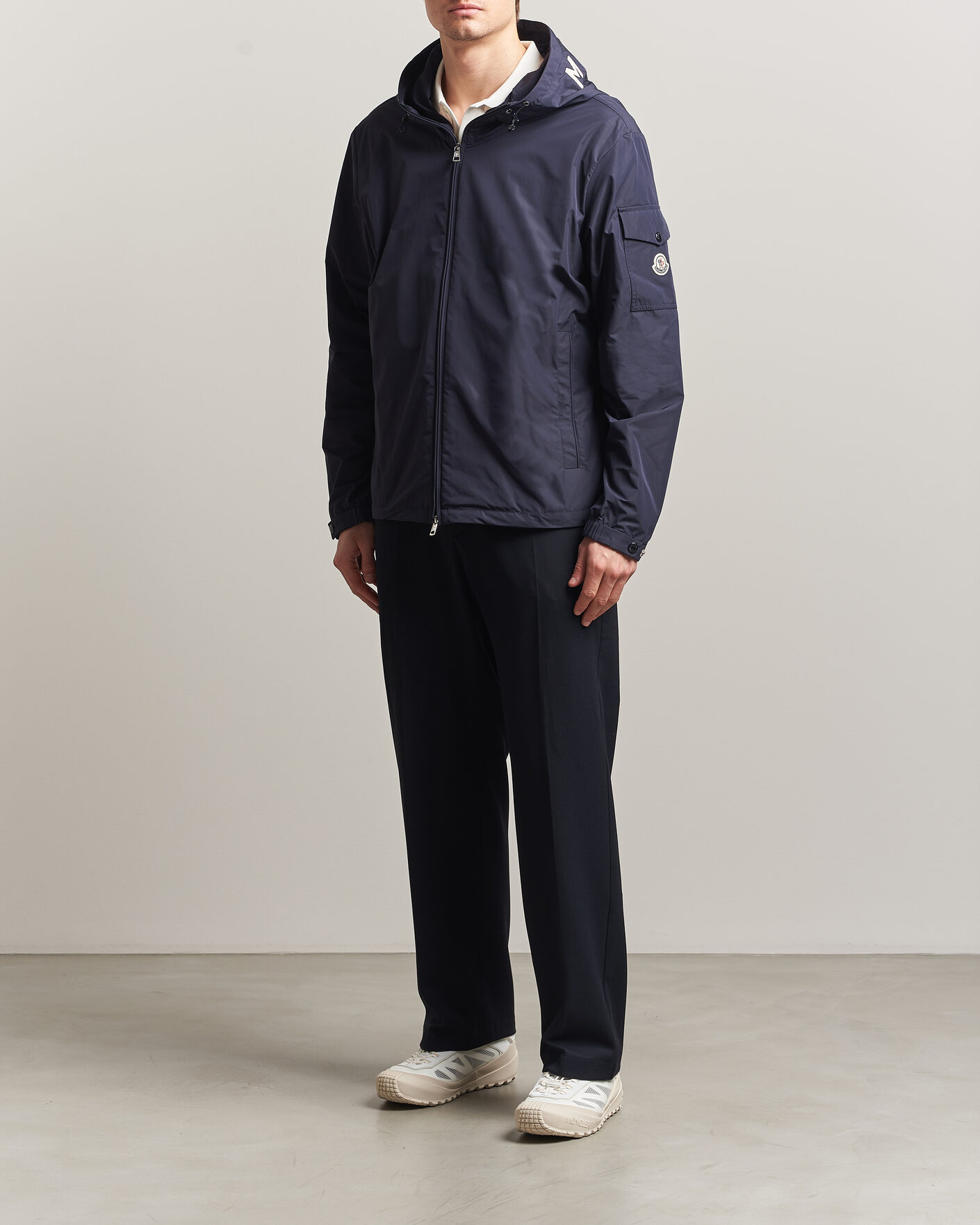 Herr | Jackor | Moncler | Sassiere Hooded Jacket Navy