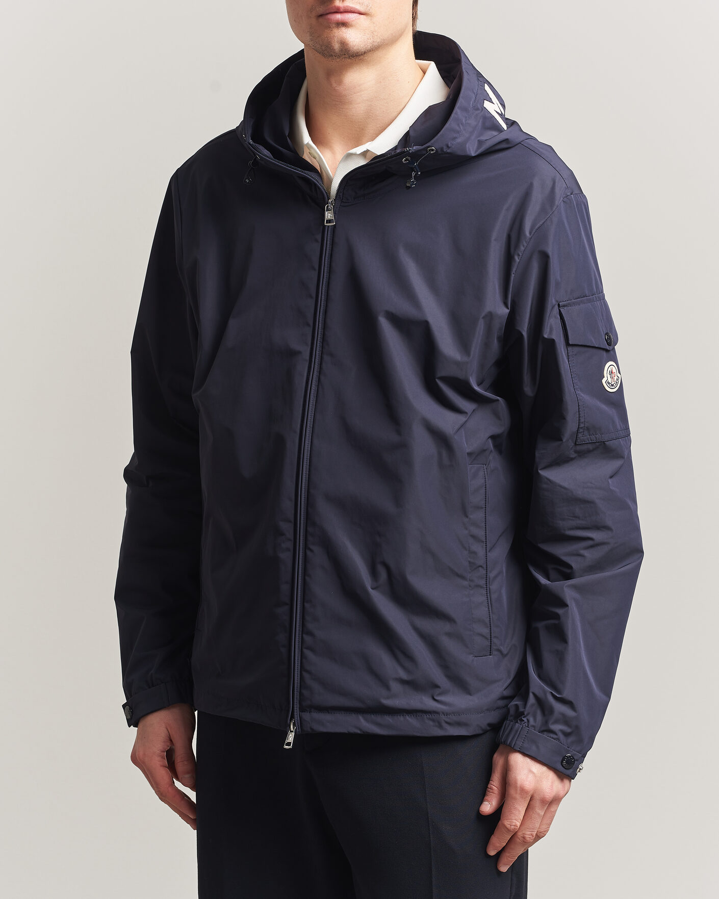 Herr | Jackor | Moncler | Sassiere Hooded Jacket Navy