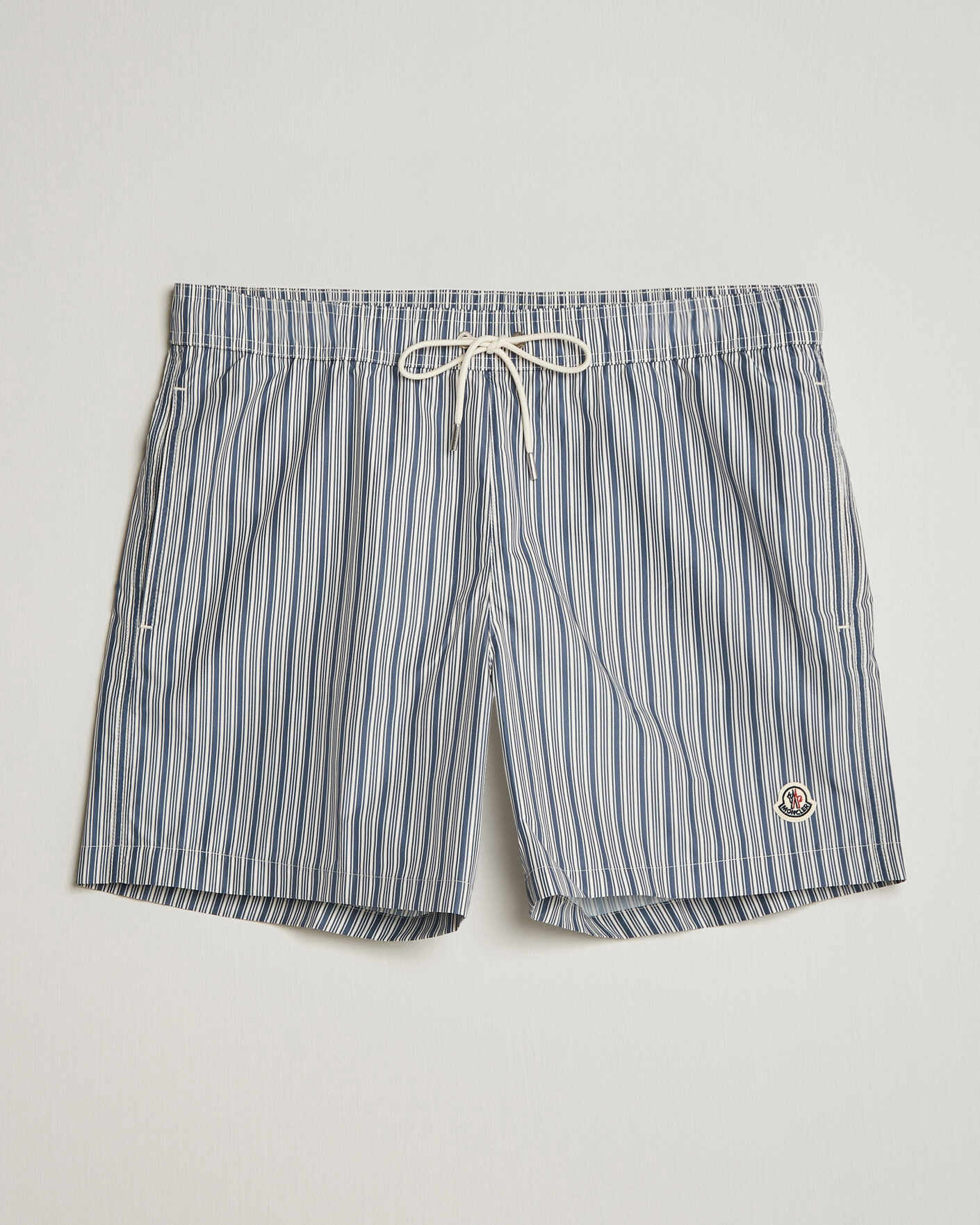 Herr | Badbyxor | Moncler | Nylon Swim Shorts Blue Stripe