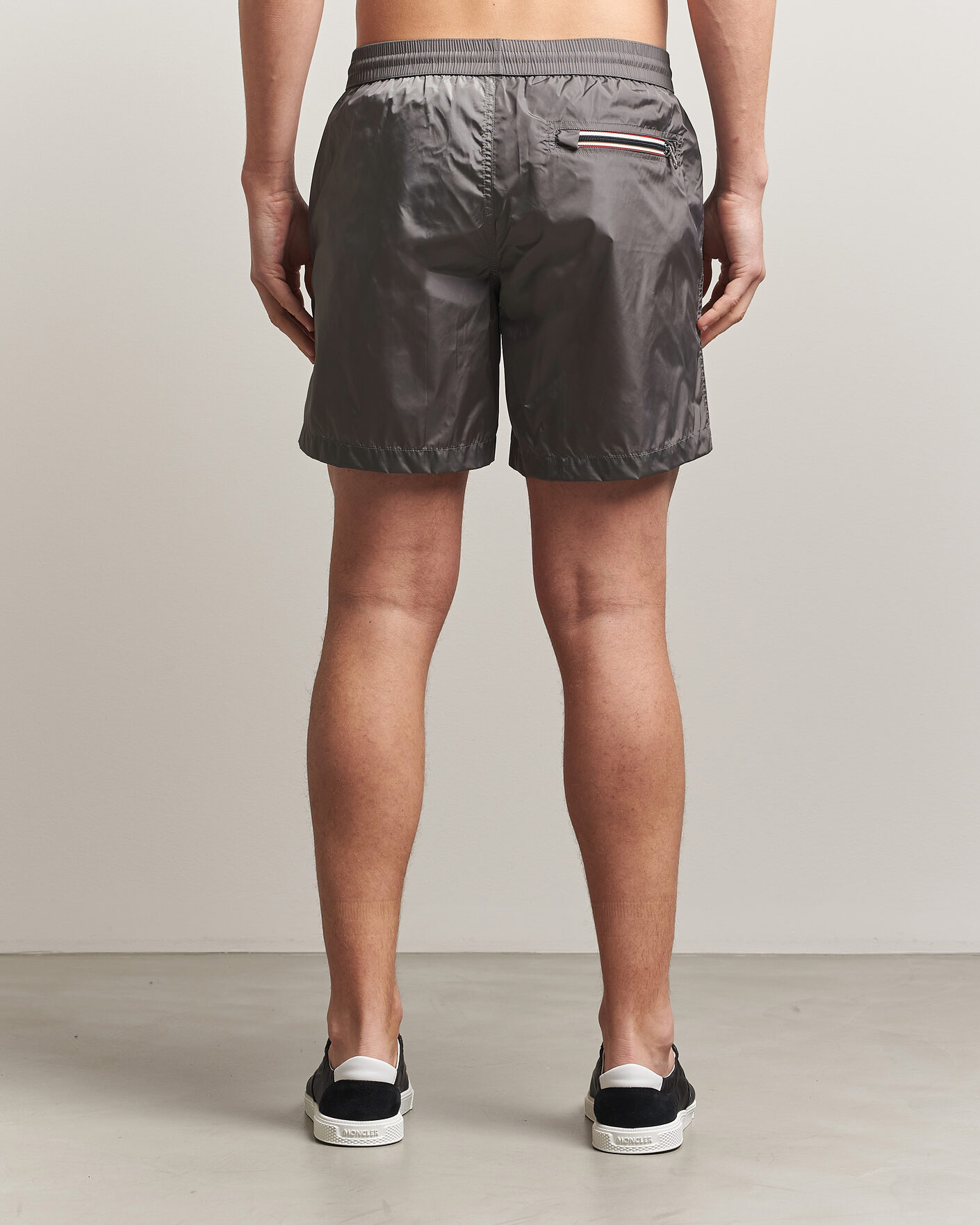 Herr | Badbyxor | Moncler | Tricolore Logo Swim Shorts Grey