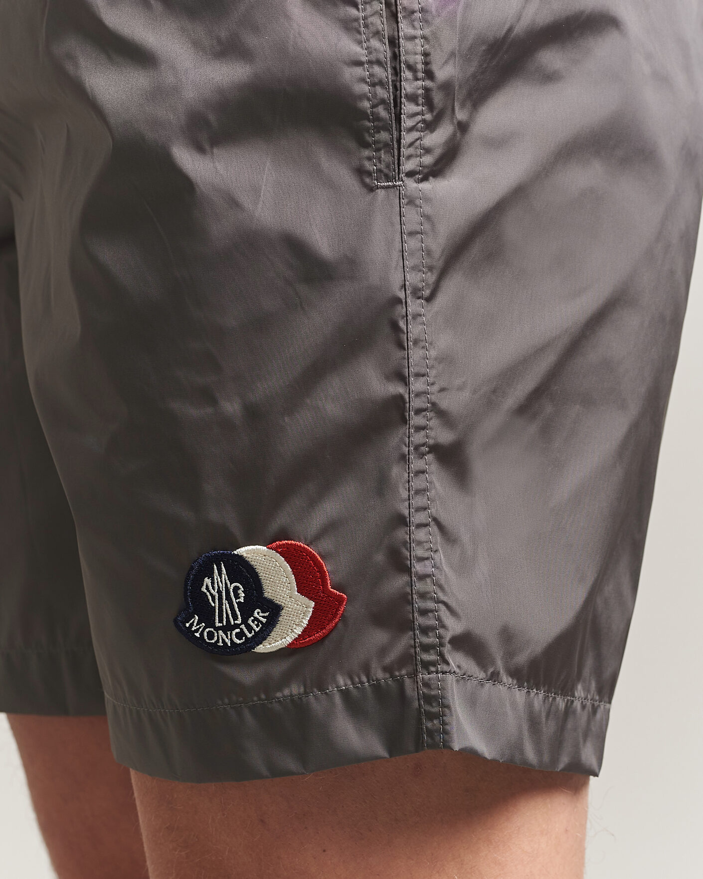 Herr | Badbyxor | Moncler | Tricolore Logo Swim Shorts Grey
