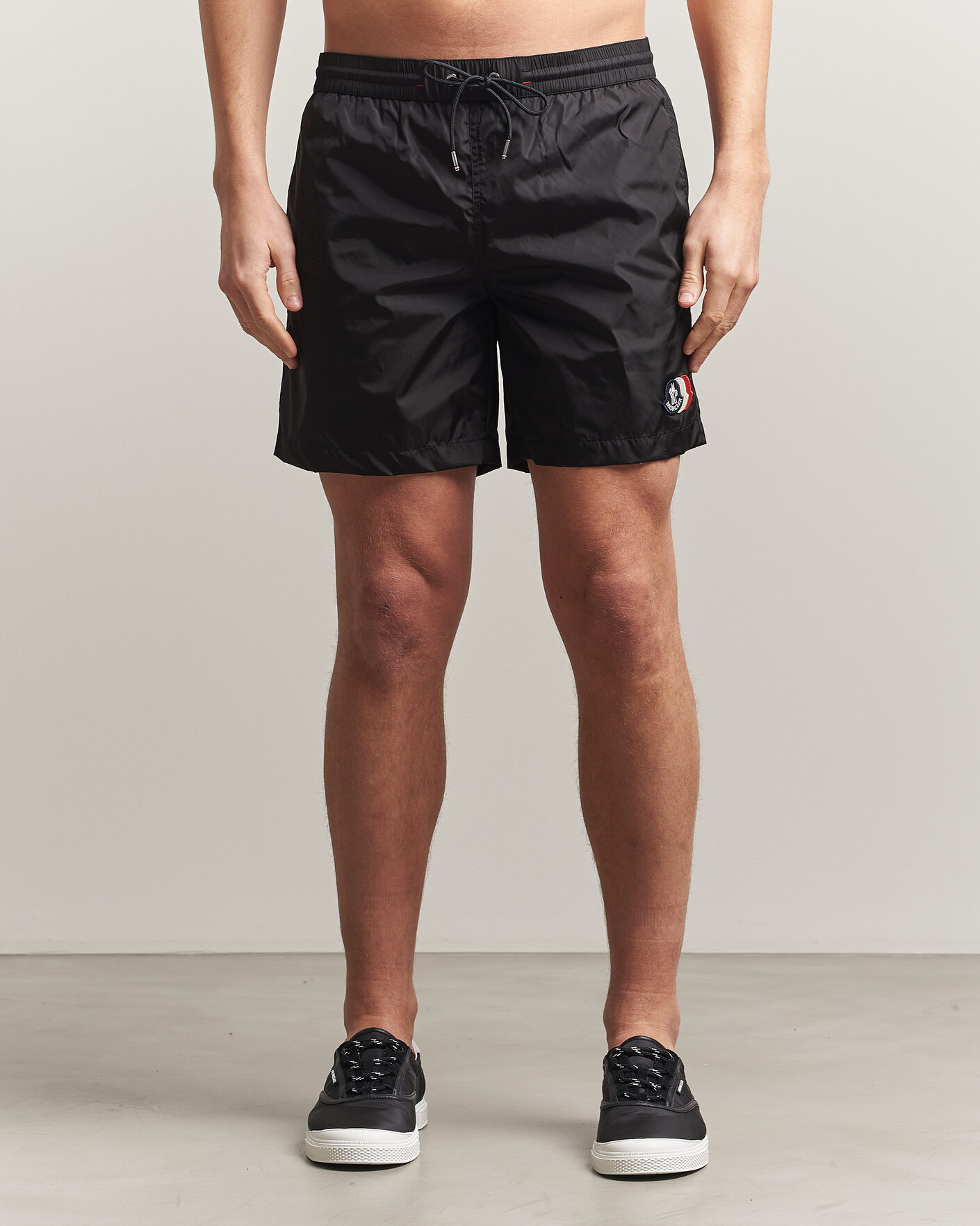 Herr | Badbyxor | Moncler | Tricolore Logo Swim Shorts Black