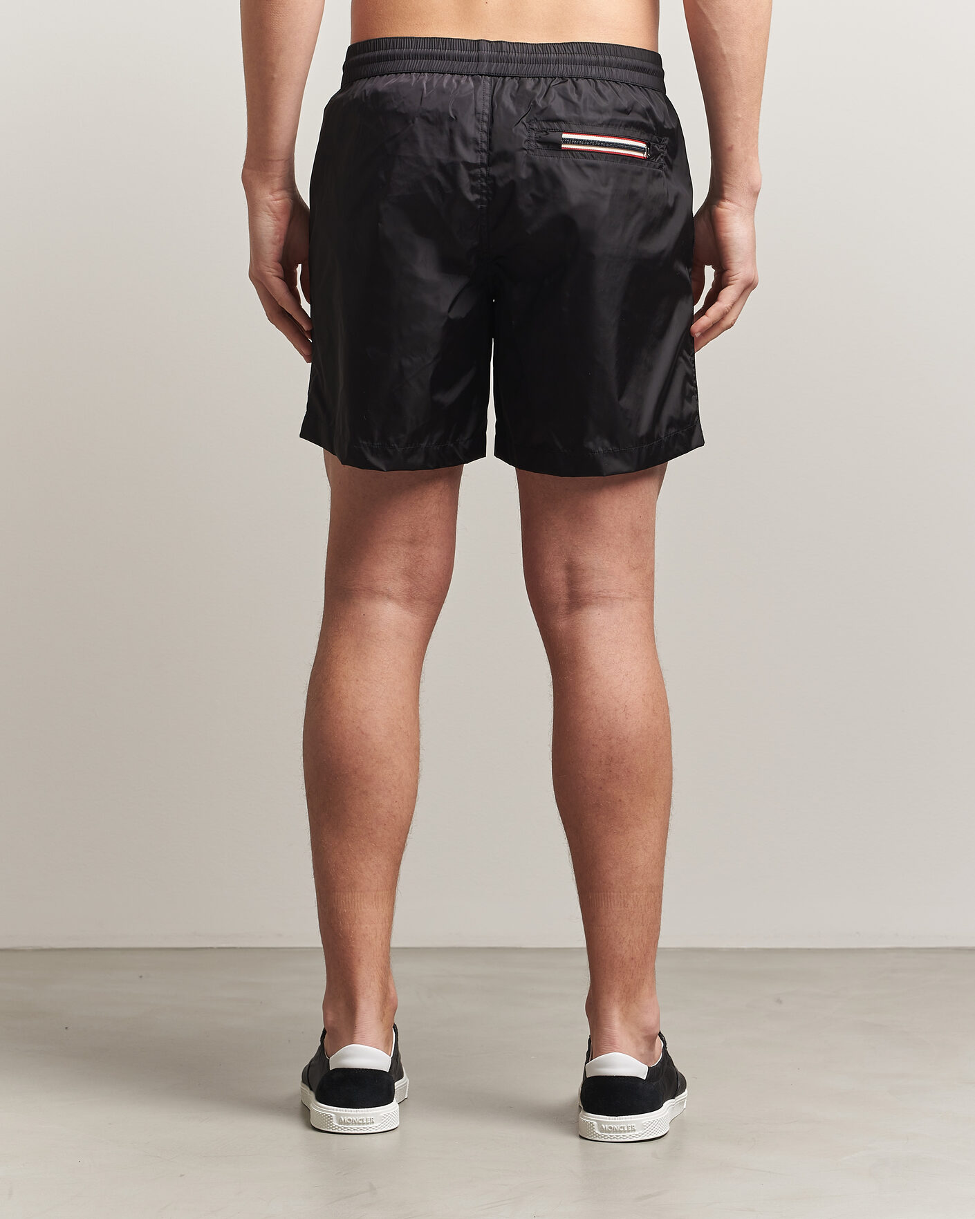 Herr | Badbyxor | Moncler | Tricolore Logo Swim Shorts Black