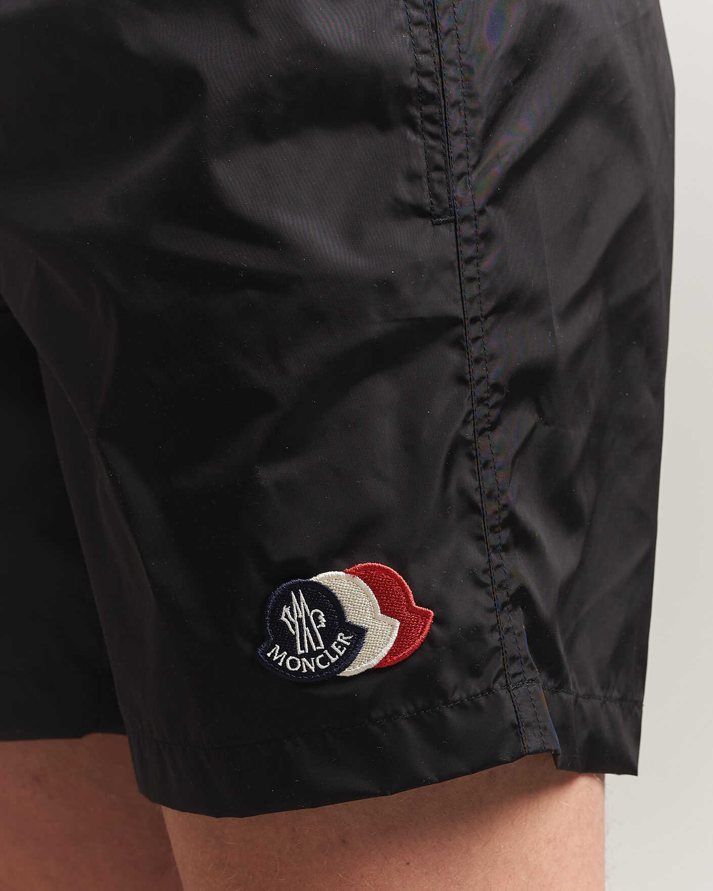Herr | Badbyxor | Moncler | Tricolore Logo Swim Shorts Black