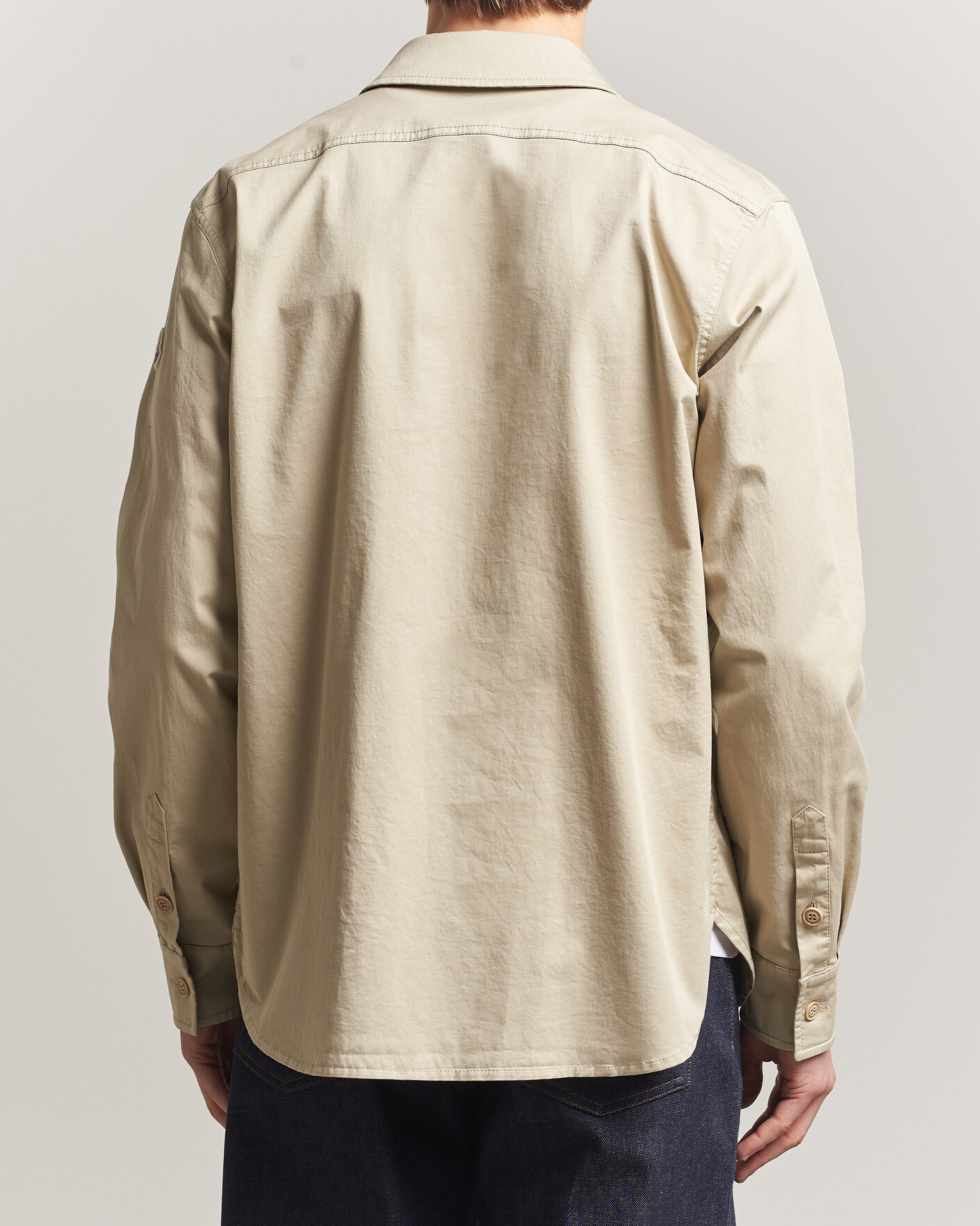 Herr | Skjortor | Moncler | Double Pocket Overshirt Beige