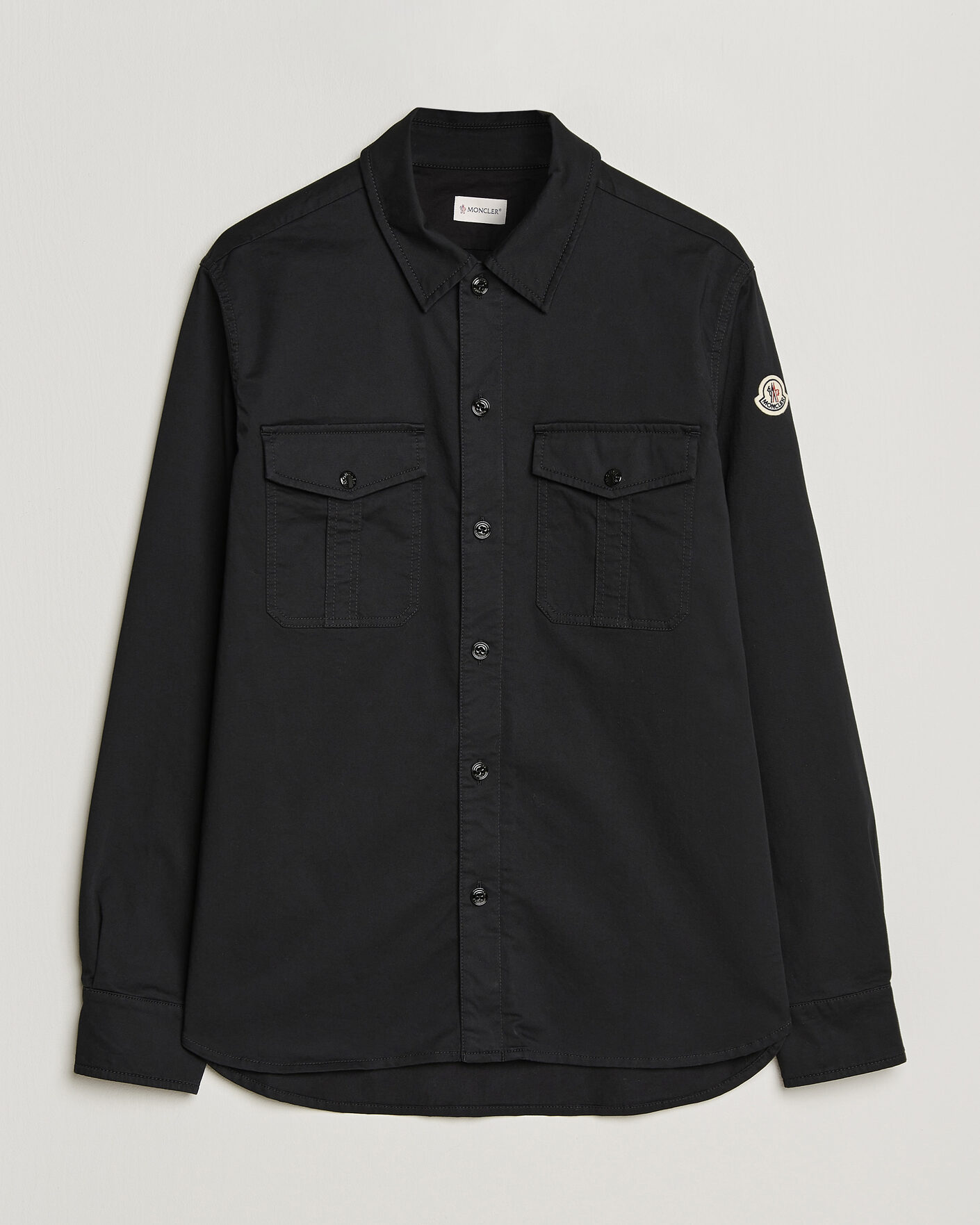 Herr | Skjortor | Moncler | Double Pocket Overshirt Black