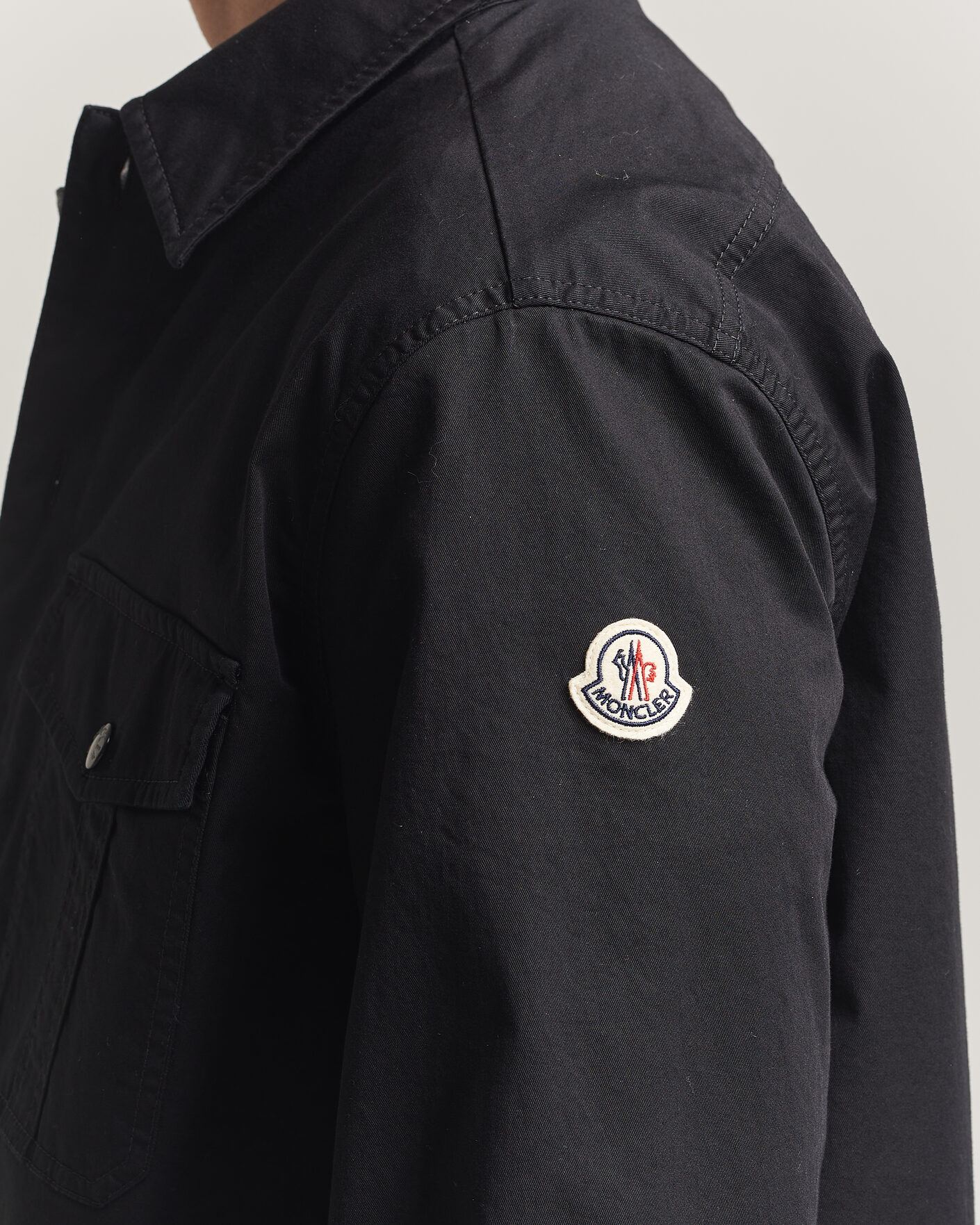 Herr | Skjortor | Moncler | Double Pocket Overshirt Black