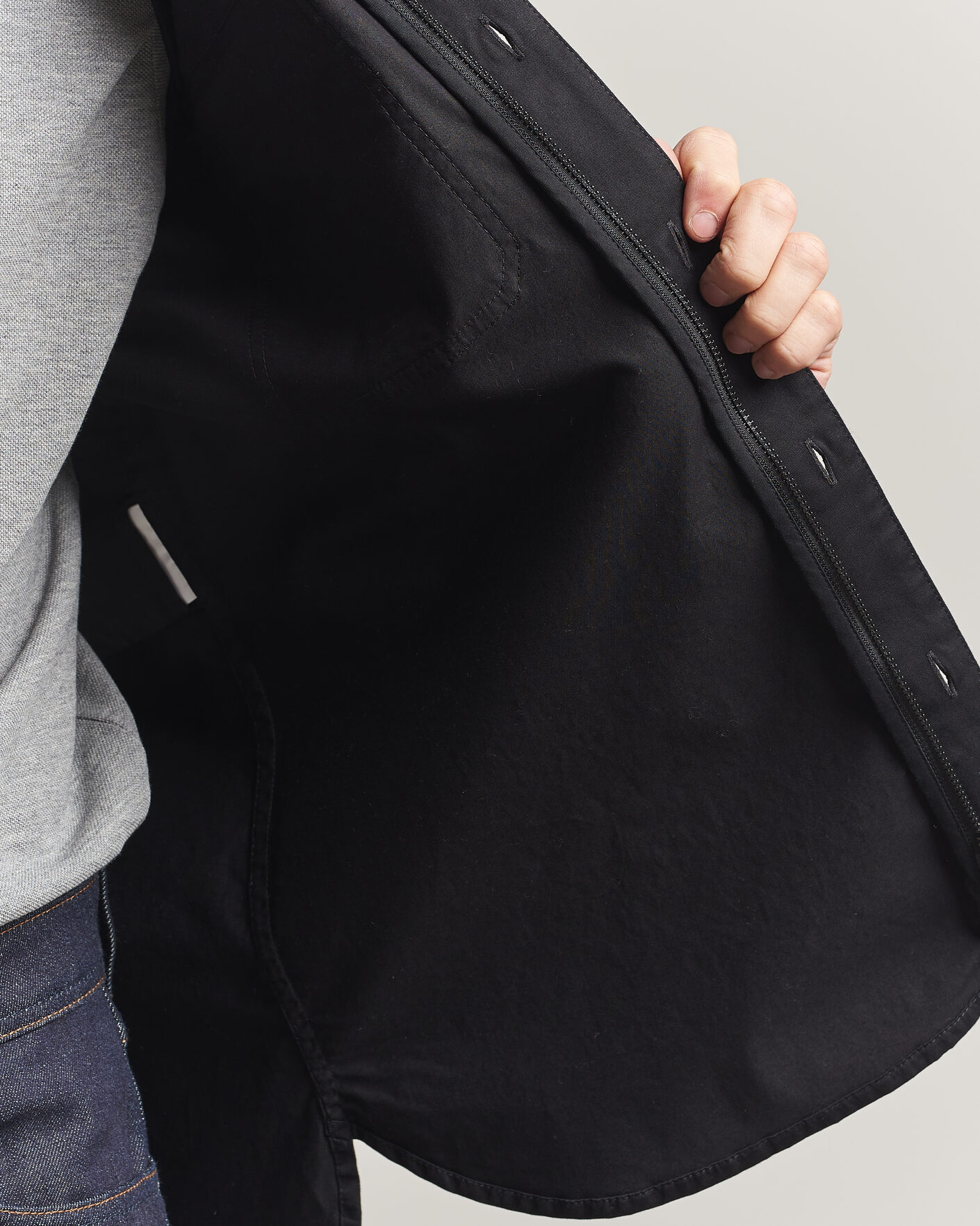 Herr | Skjortor | Moncler | Double Pocket Overshirt Black