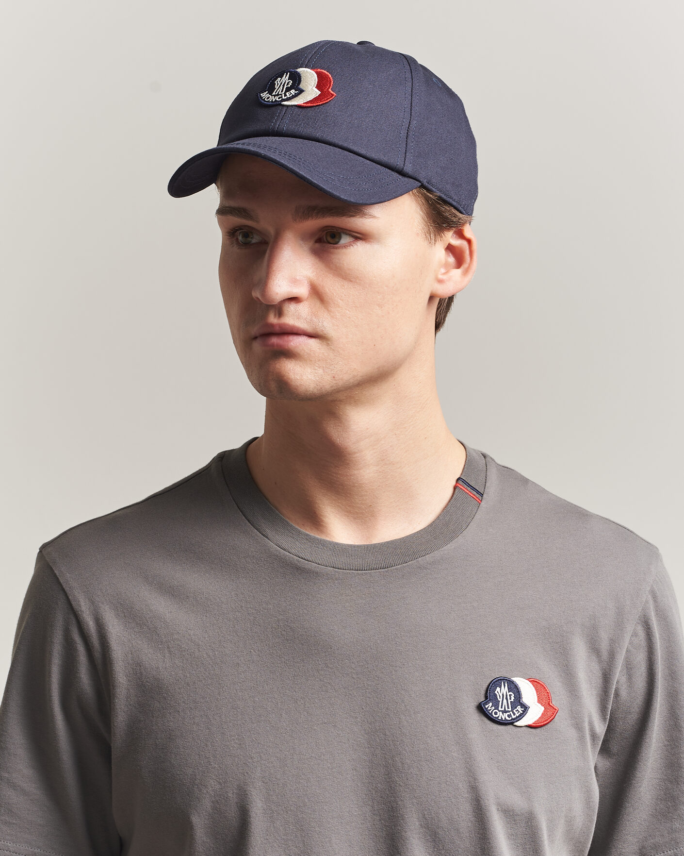 Herr | Hattar & kepsar | Moncler | Tricolore Logo Cap Navy