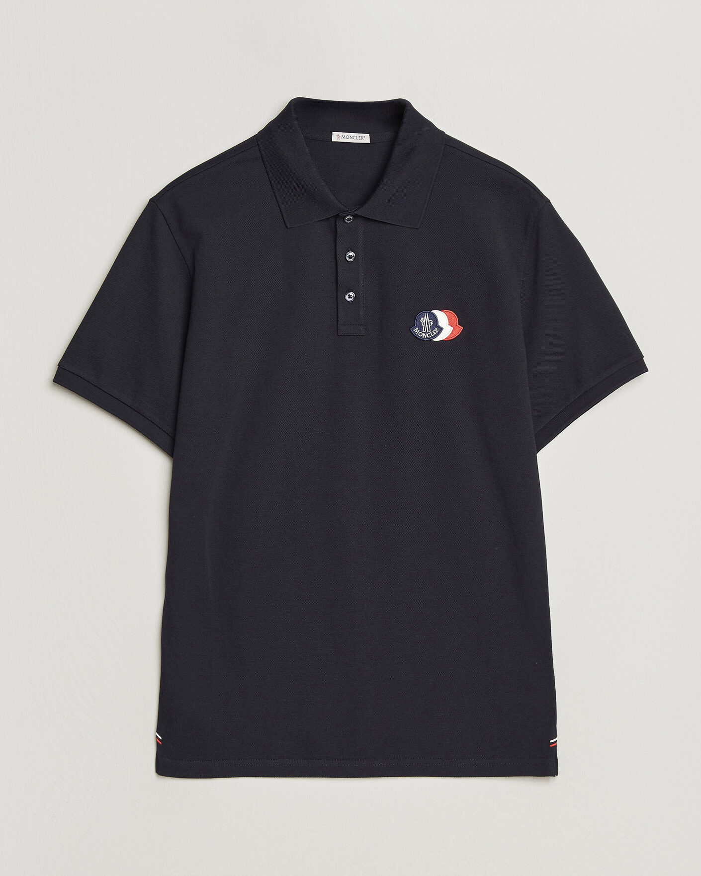Herr | Pikéer | Moncler | Tricolore Logo Polo Navy