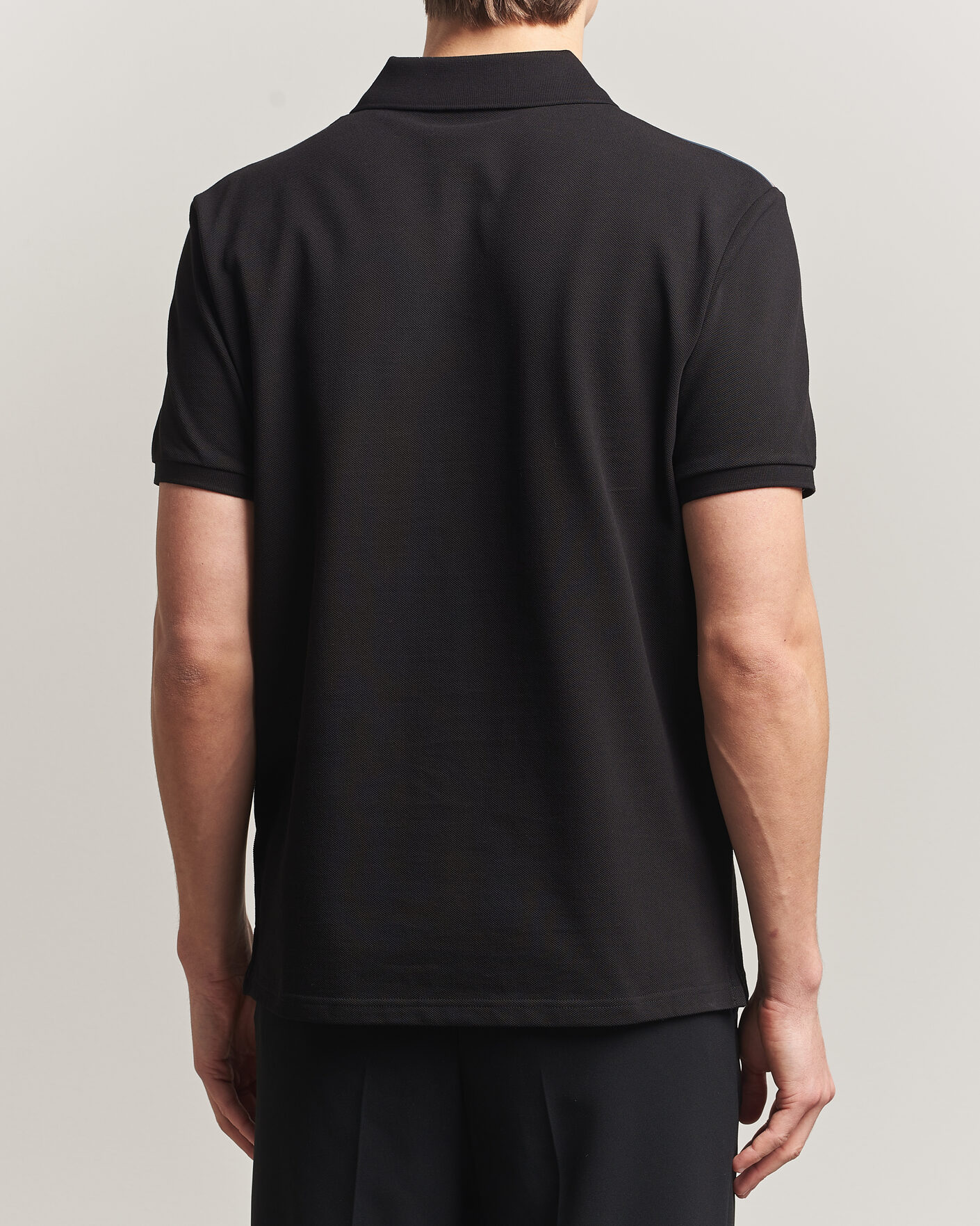 Herr | Pikéer | Moncler | Tricolore Shoulder Polo Black