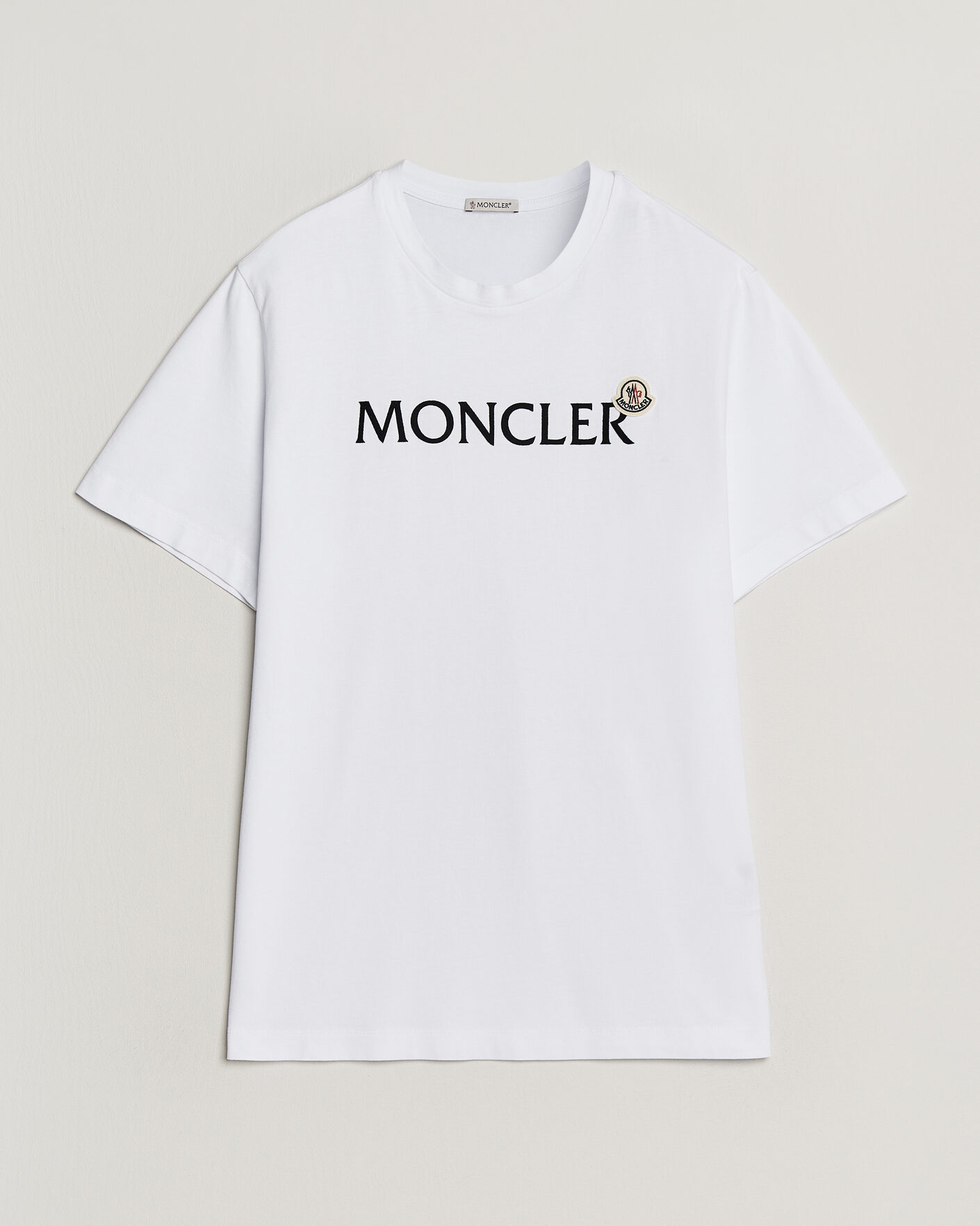 Herr | T-Shirts | Moncler | Lettering Logo T-Shirt White