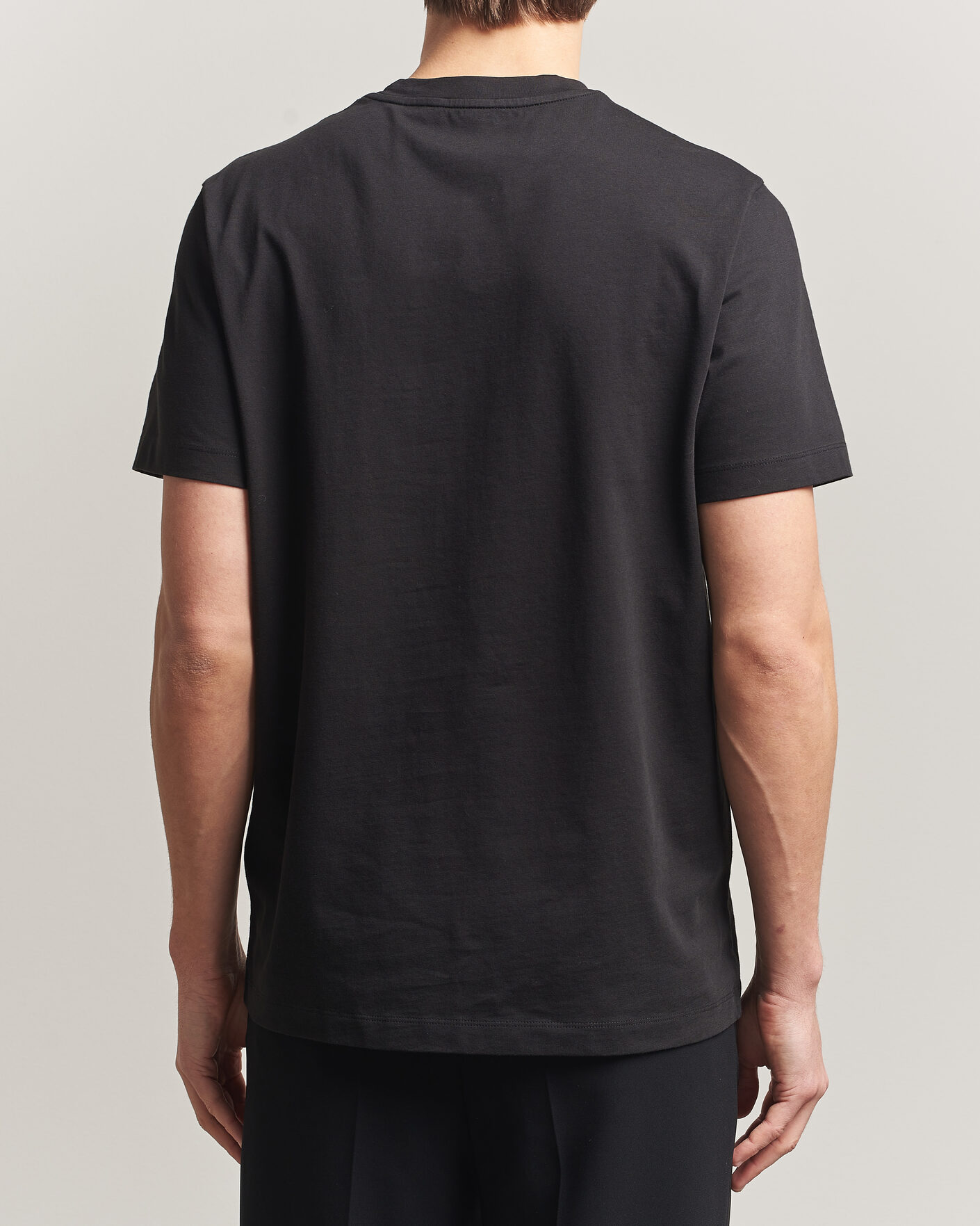 Herr | T-Shirts | Moncler | Lettering Logo T-Shirt Black