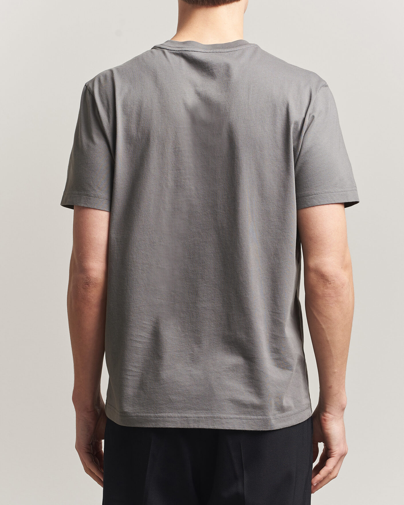 Herr | T-Shirts | Moncler | Tricolore Logo T-Shirt Grey