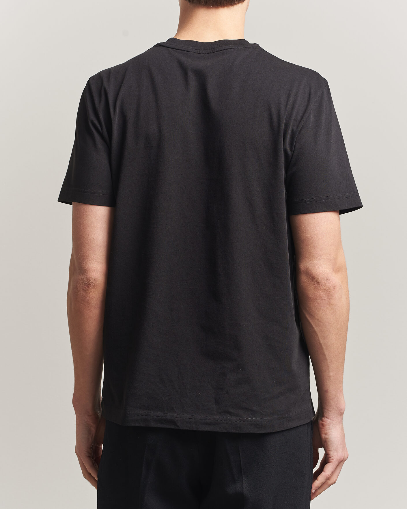 Herr | T-Shirts | Moncler | Tricolore Logo T-Shirt Black