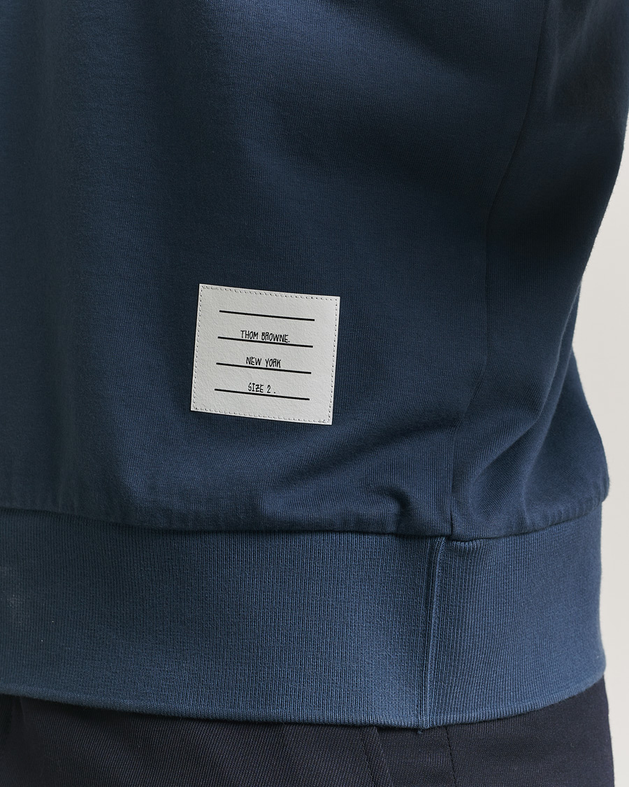 Herr | Pikéer | Thom Browne | Overdyed 4 Bar Polo Navy