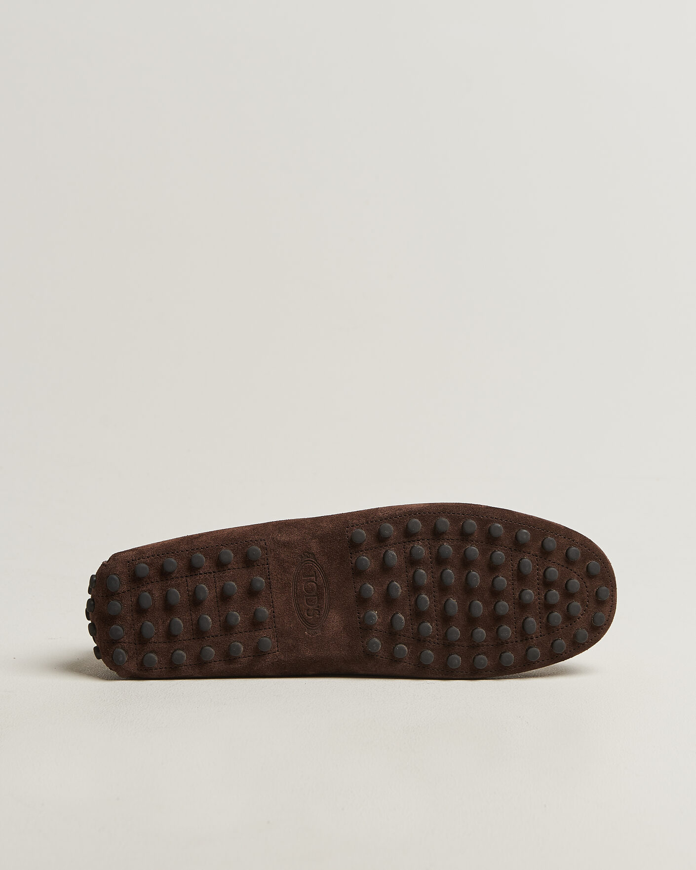 Herr | Bilskor | Tod's | Lacetto Gommino Carshoe Dark Brown Suede