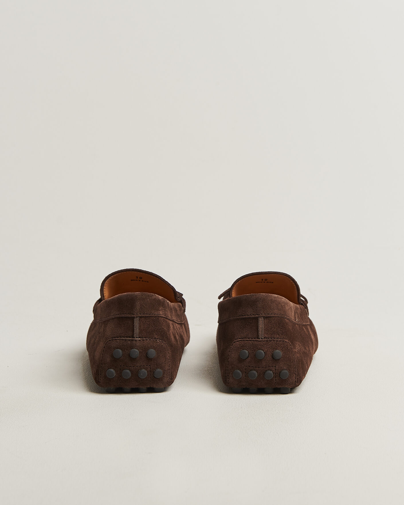 Herr | Bilskor | Tod's | Lacetto Gommino Carshoe Dark Brown Suede