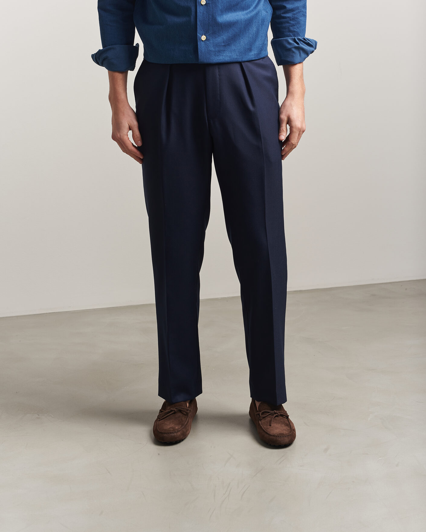 Herr | Bilskor | Tod's | Lacetto Gommino Carshoe Dark Brown Suede