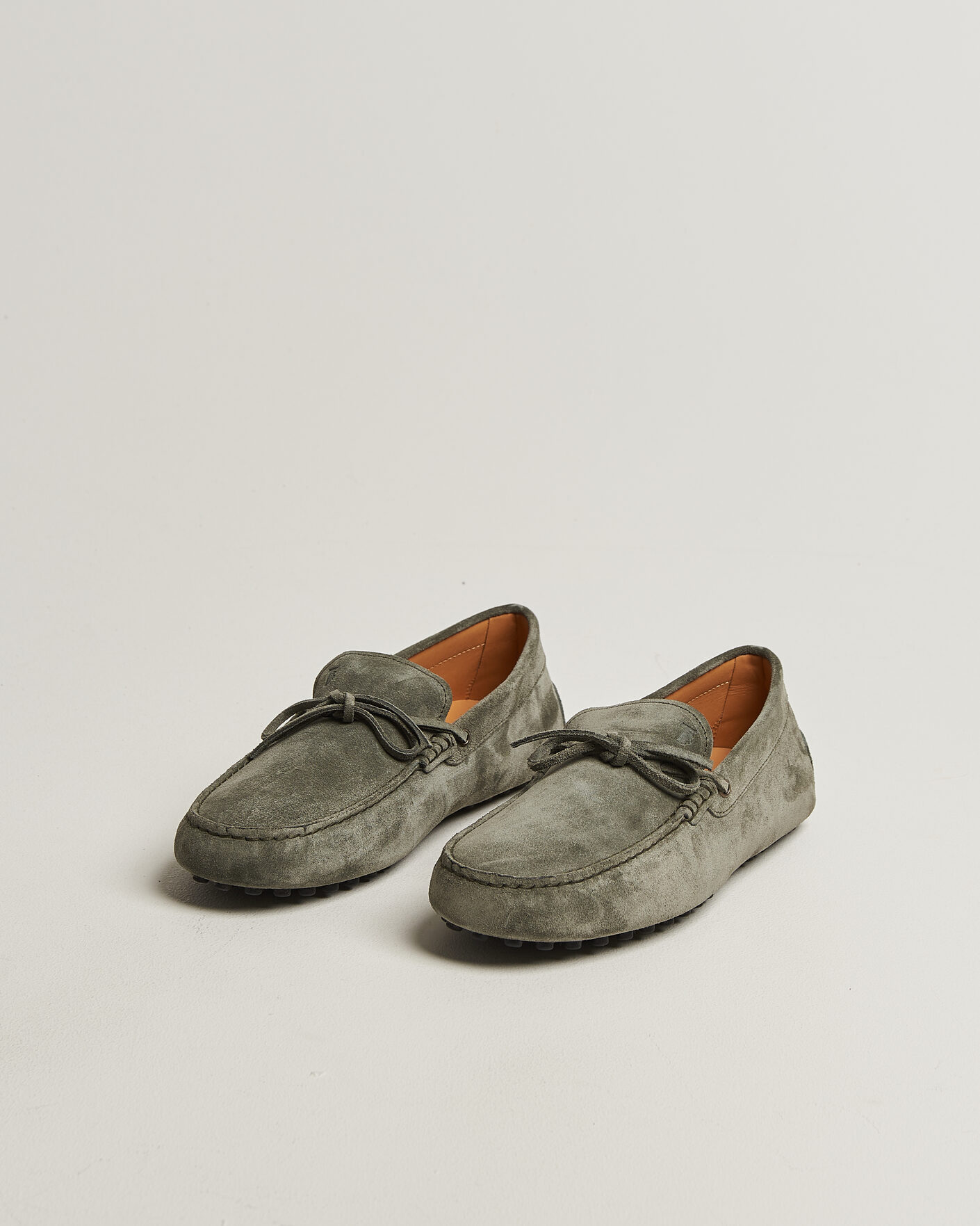 Herr | Bilskor | Tod's | Lacetto Gommino Carshoe Green Suede
