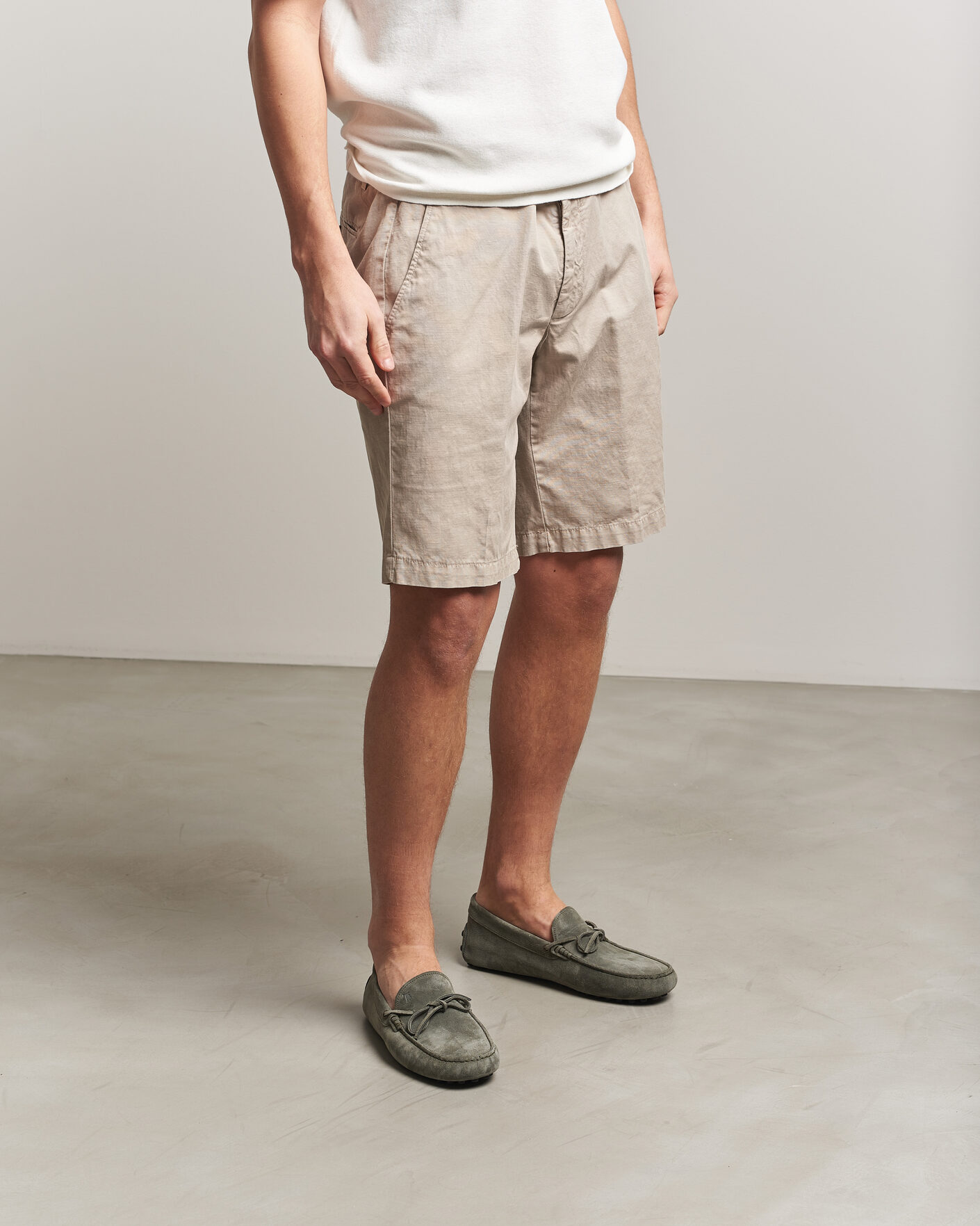 Herr | Bilskor | Tod's | Lacetto Gommino Carshoe Green Suede