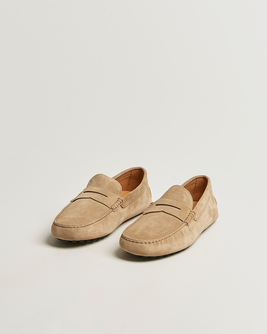 Herr | Bilskor | Tod's | Gommino Carshoe Beige Suede