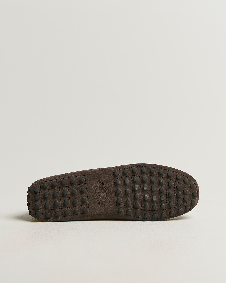 Herr | Bilskor | Tod's | Gommino Carshoe Dark Brown Suede