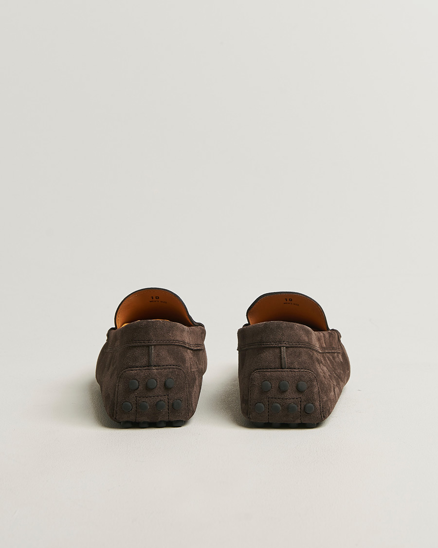 Herr | Bilskor | Tod's | Gommino Carshoe Dark Brown Suede