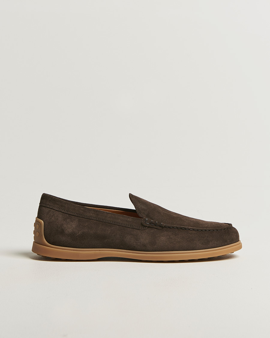 Herr | Loafers | Tod's | Gomma Leggera Loafers Dark Brown Suede