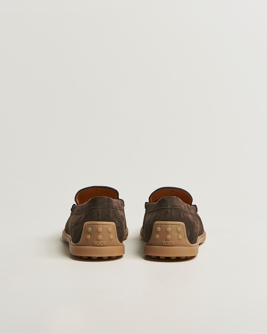 Herr | Loafers | Tod's | Gomma Leggera Loafers Dark Brown Suede