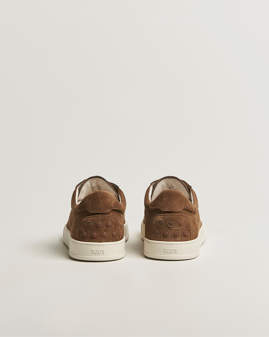 Herr | Sneakers | Tod's | Cassetta Lacciata Sneaker Chestnut Suede