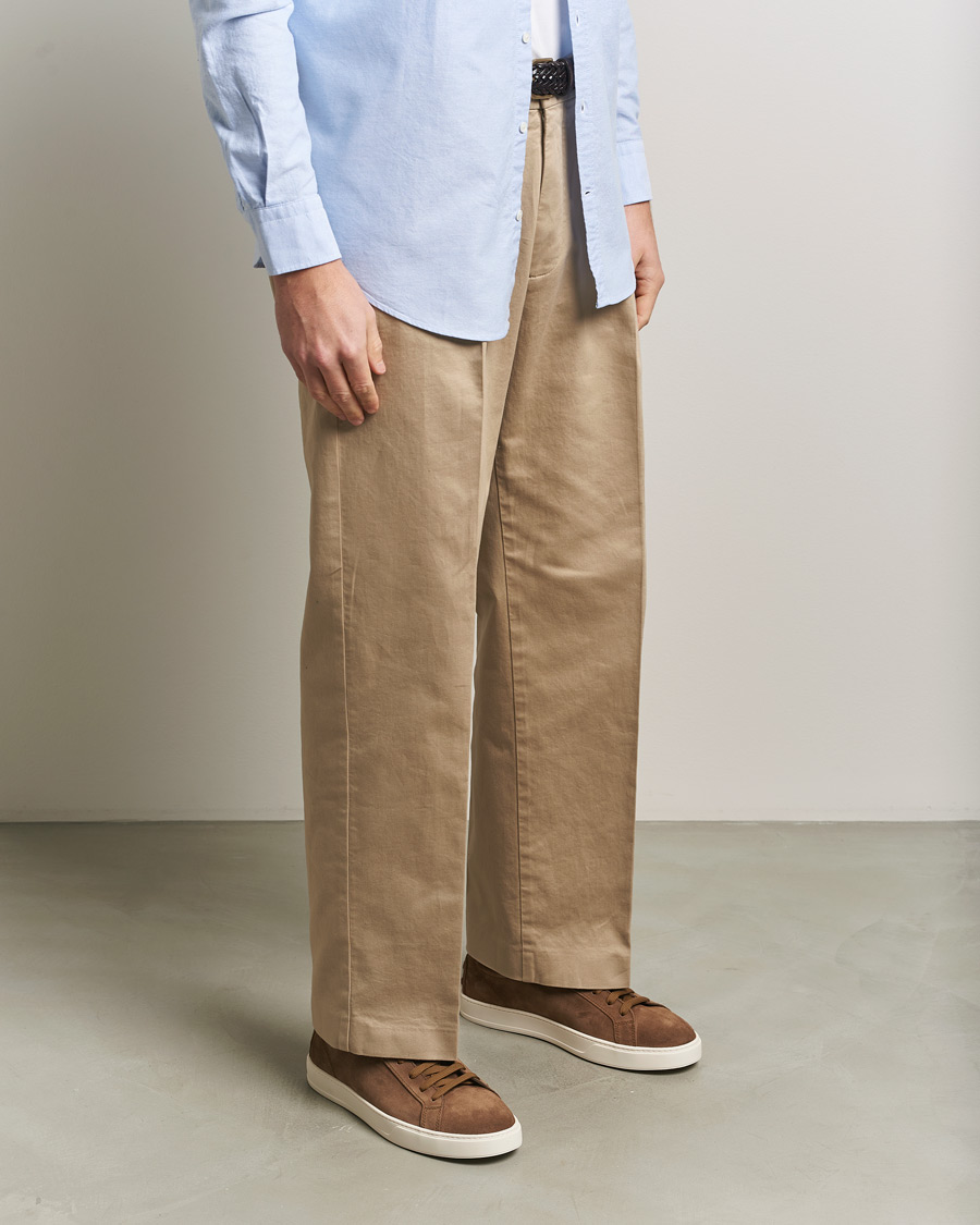 Herr | Sneakers | Tod's | Cassetta Lacciata Sneaker Chestnut Suede