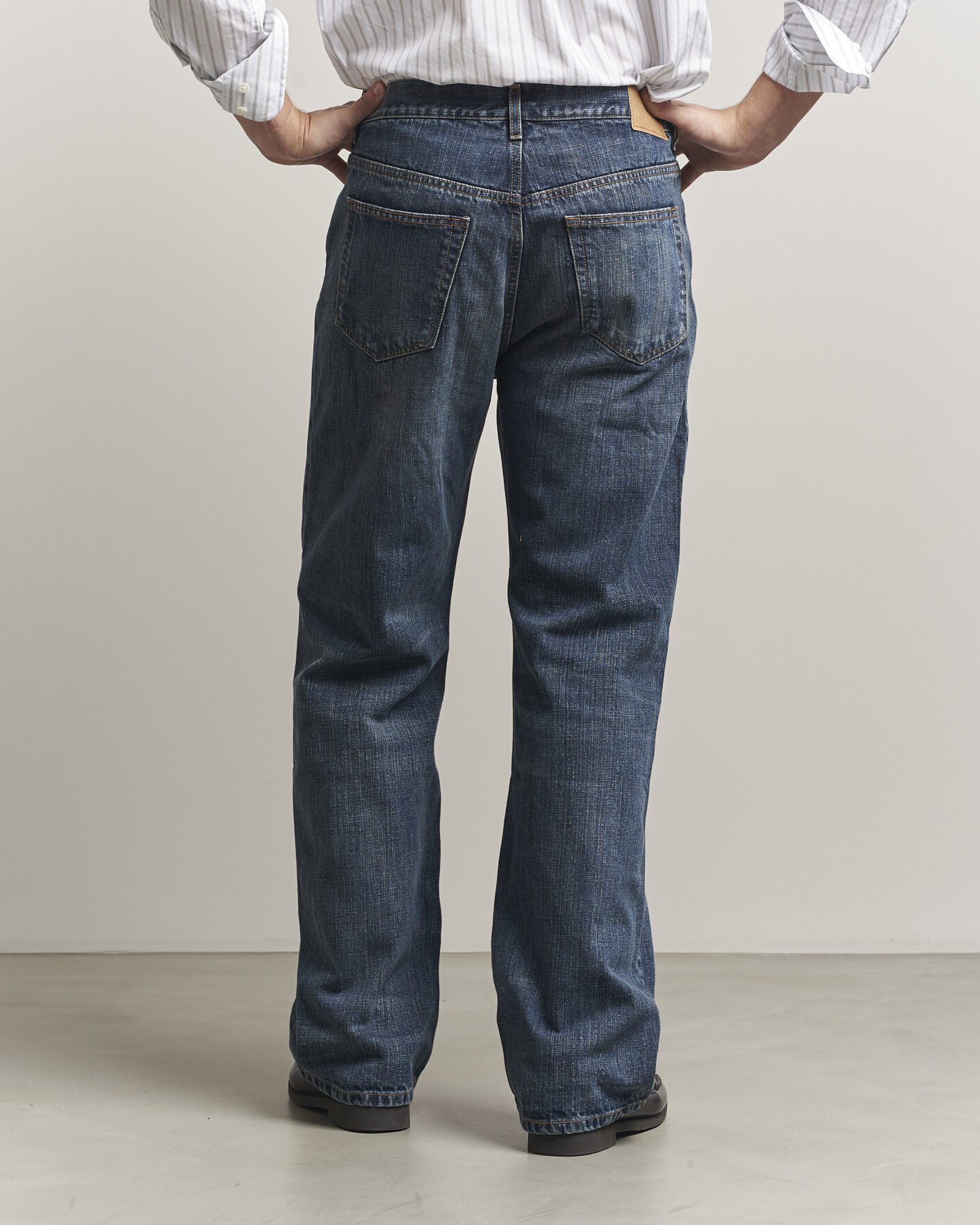 Herr | Jeans | Jeanerica | VM009 Vega Jeans Dark Blue Righe