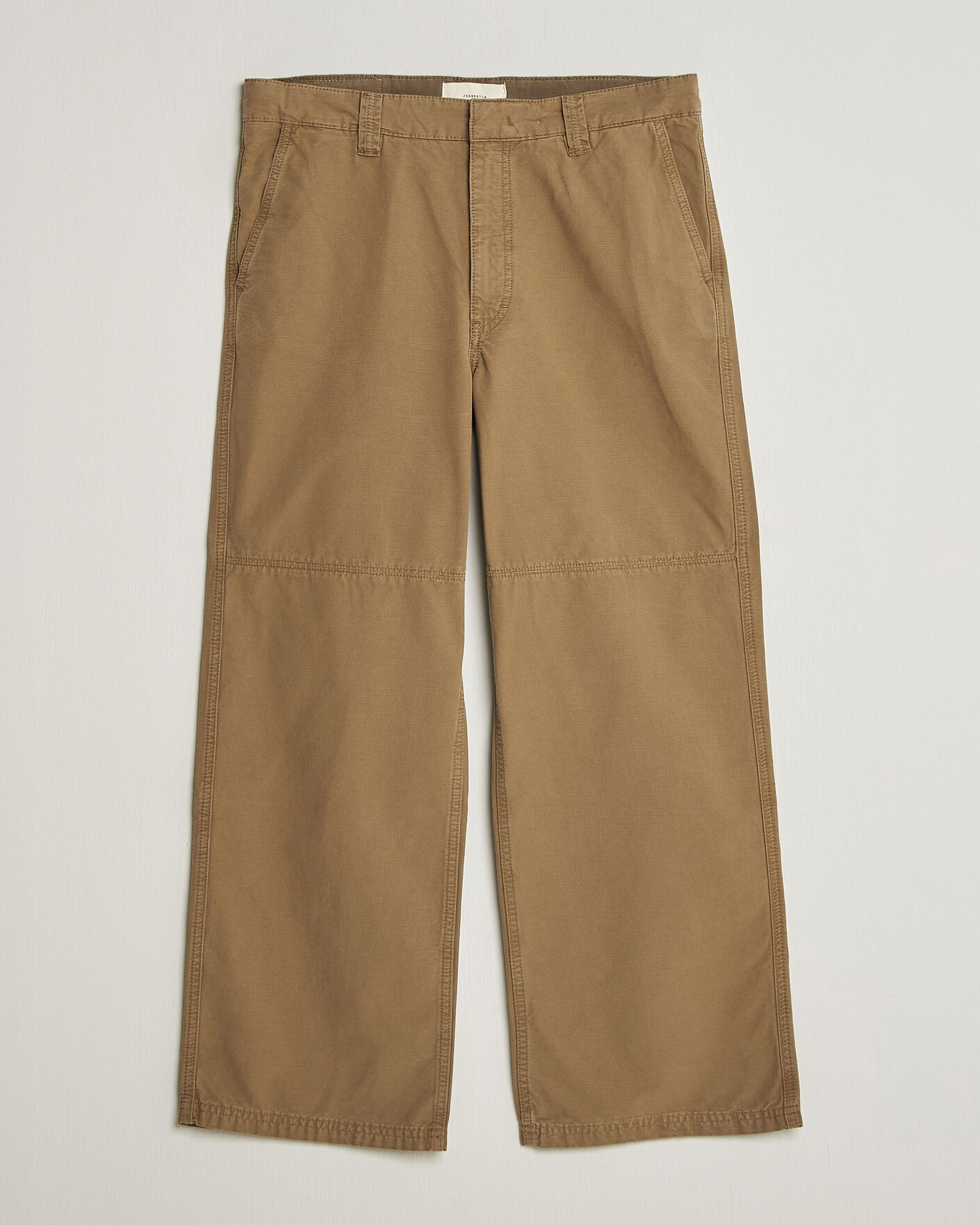 Herr | Byxor | Jeanerica | Genua Pilé Workwear Trousers Green