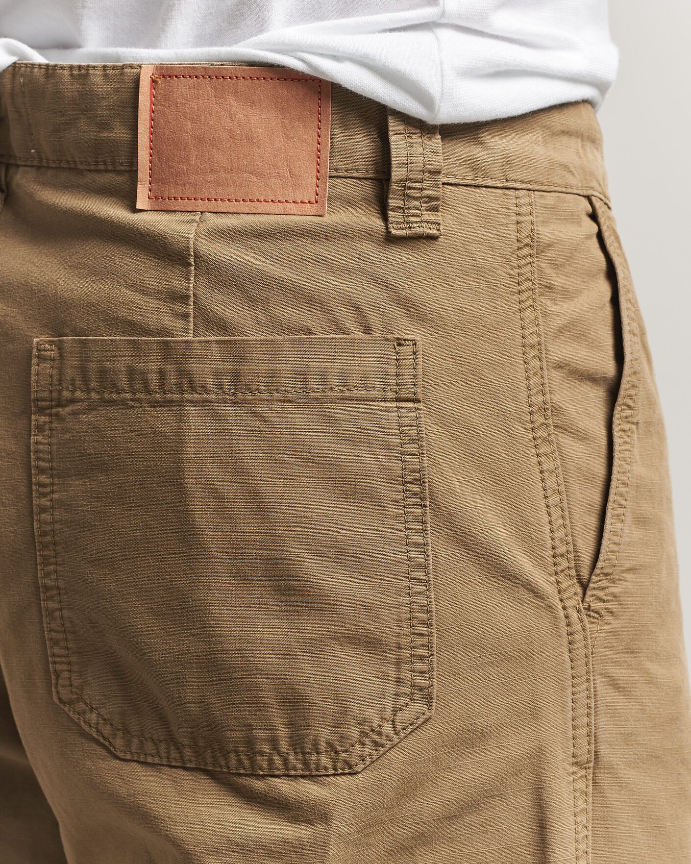 Herr | Byxor | Jeanerica | Genua Pilé Workwear Trousers Green