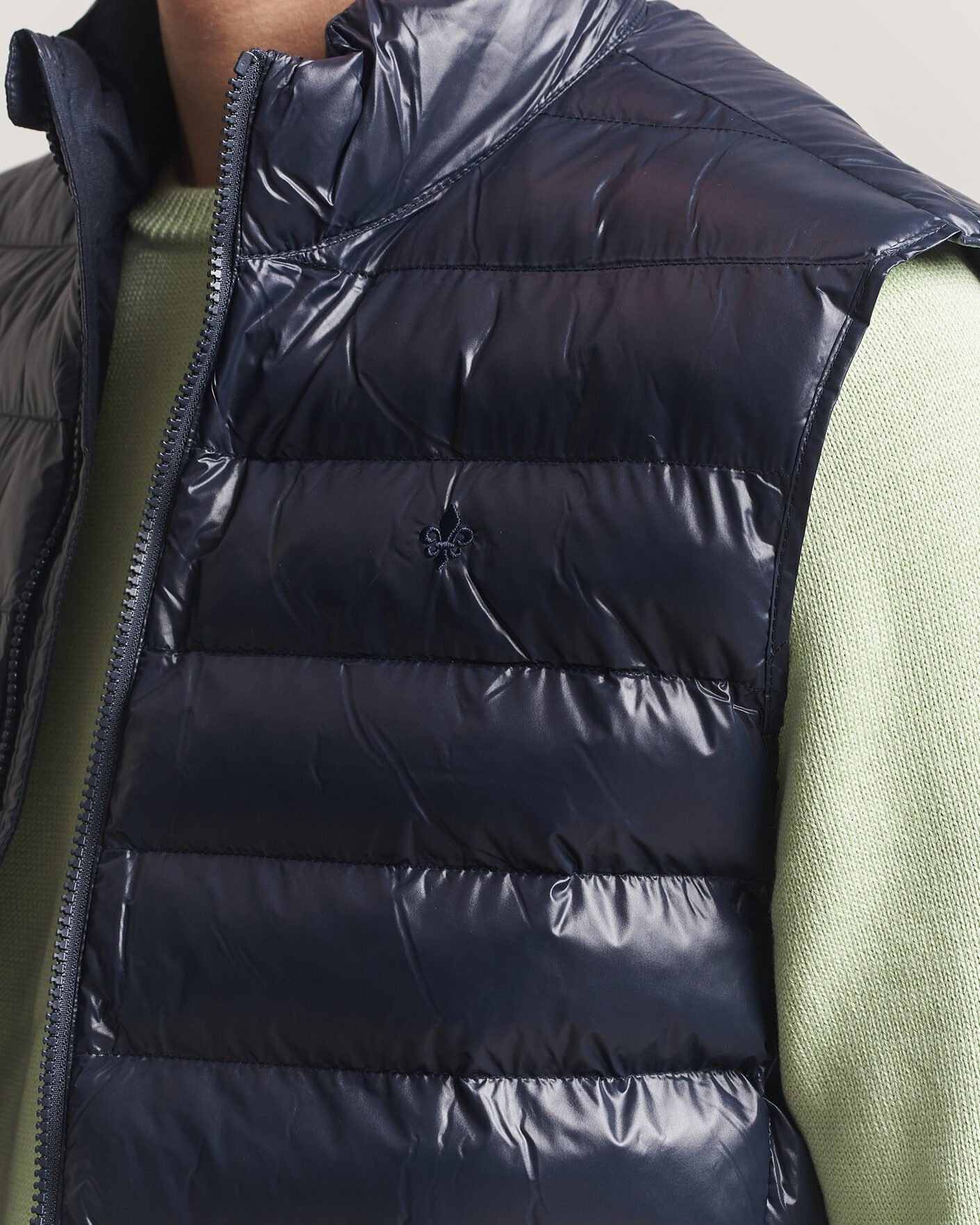 Herr | Västar | Morris | Norfolk Liner Vest Glossy Navy