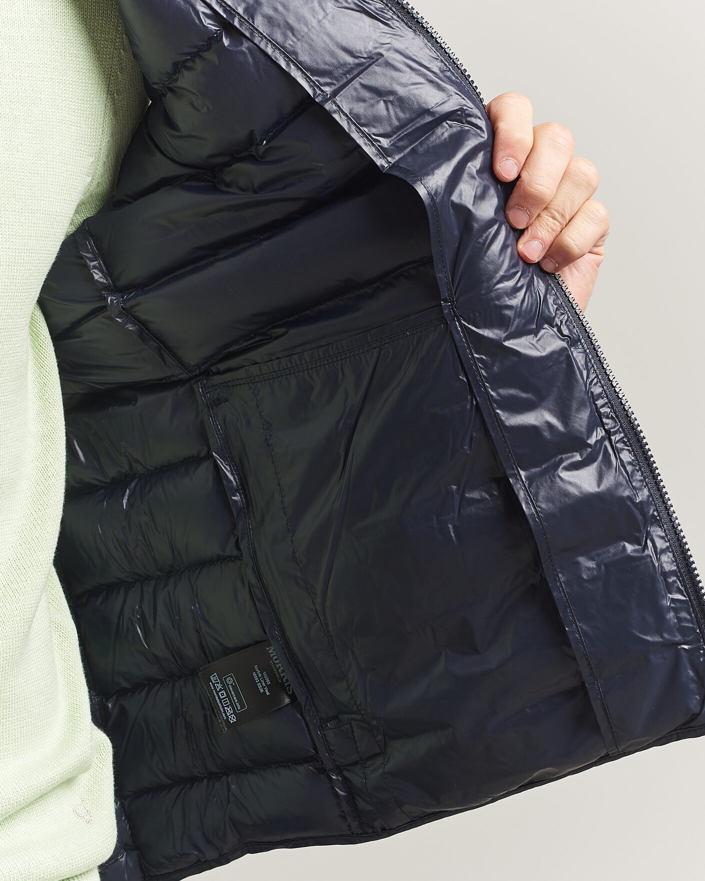 Herr | Västar | Morris | Norfolk Liner Vest Glossy Navy
