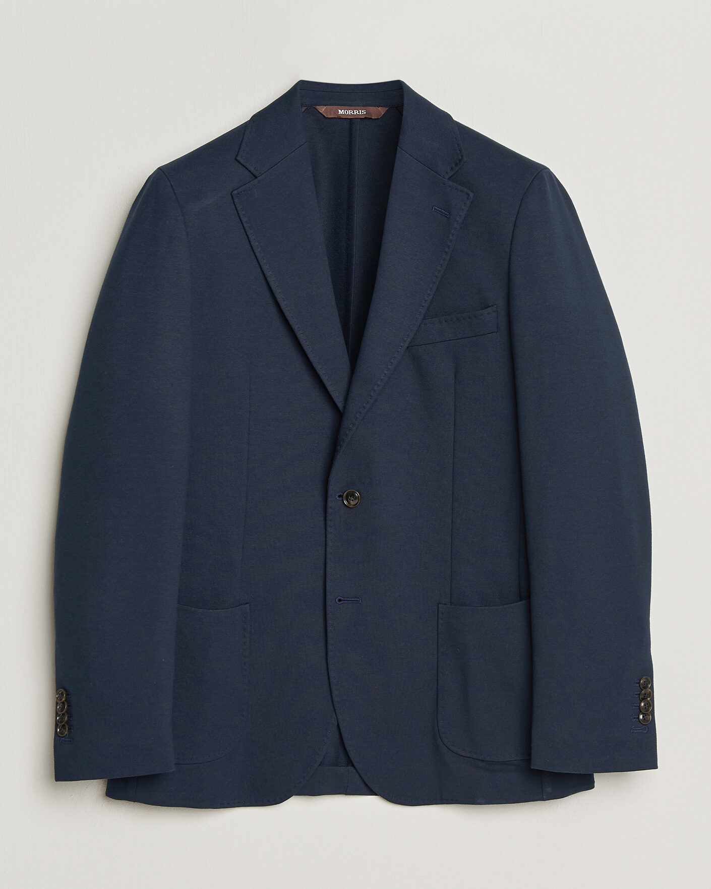 Herr | Kavajer | Morris | Cotton Jersey Blazer Navy