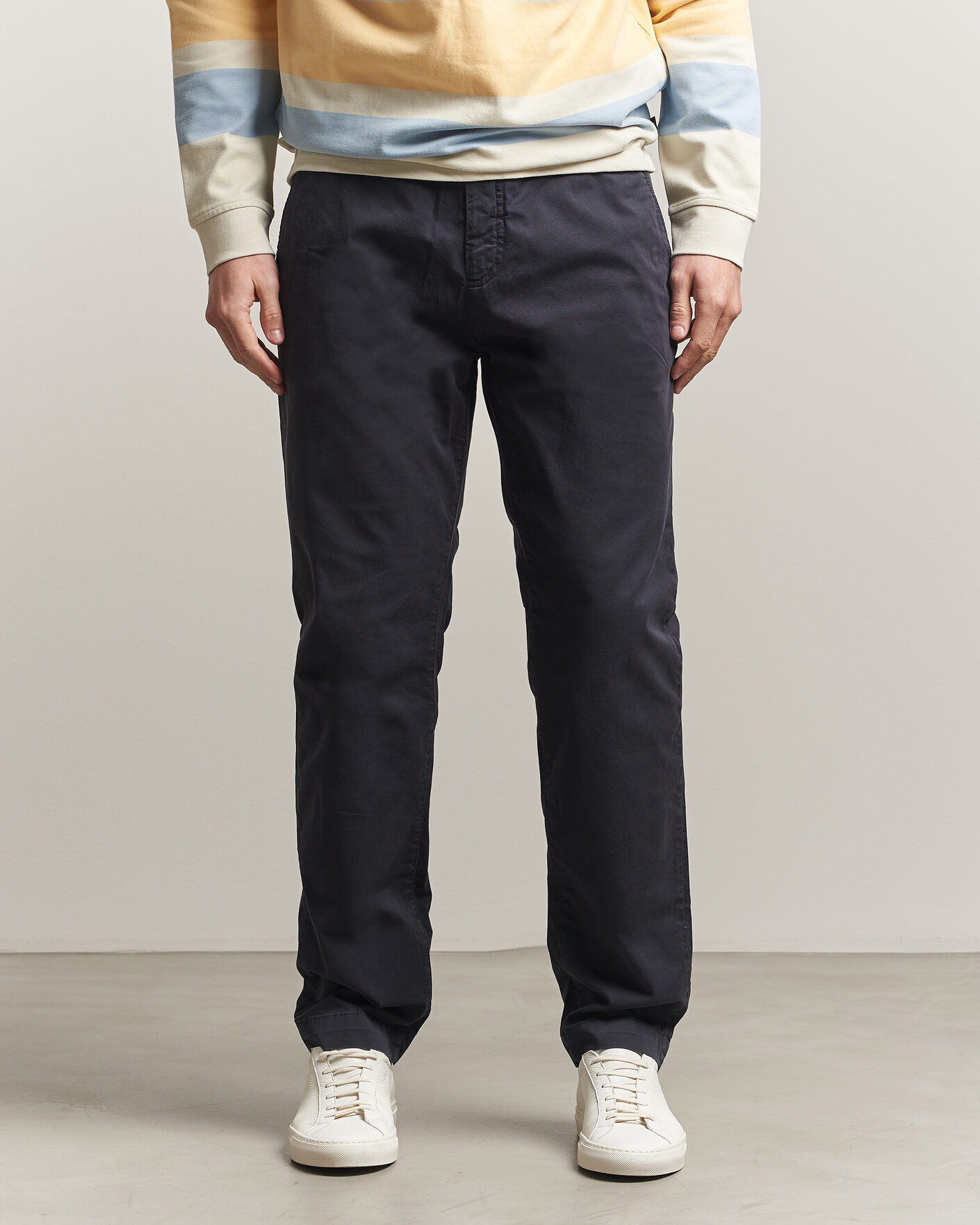 Herr | Byxor | Morris | Jeffrey Summer Chinos Dark Blue