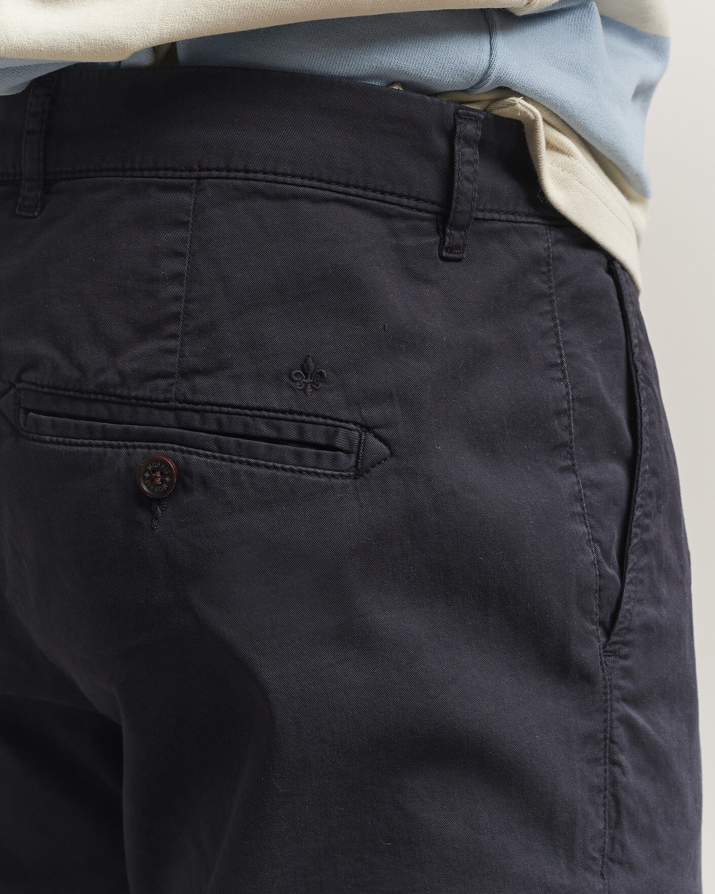 Herr | Byxor | Morris | Jeffrey Summer Chinos Dark Blue