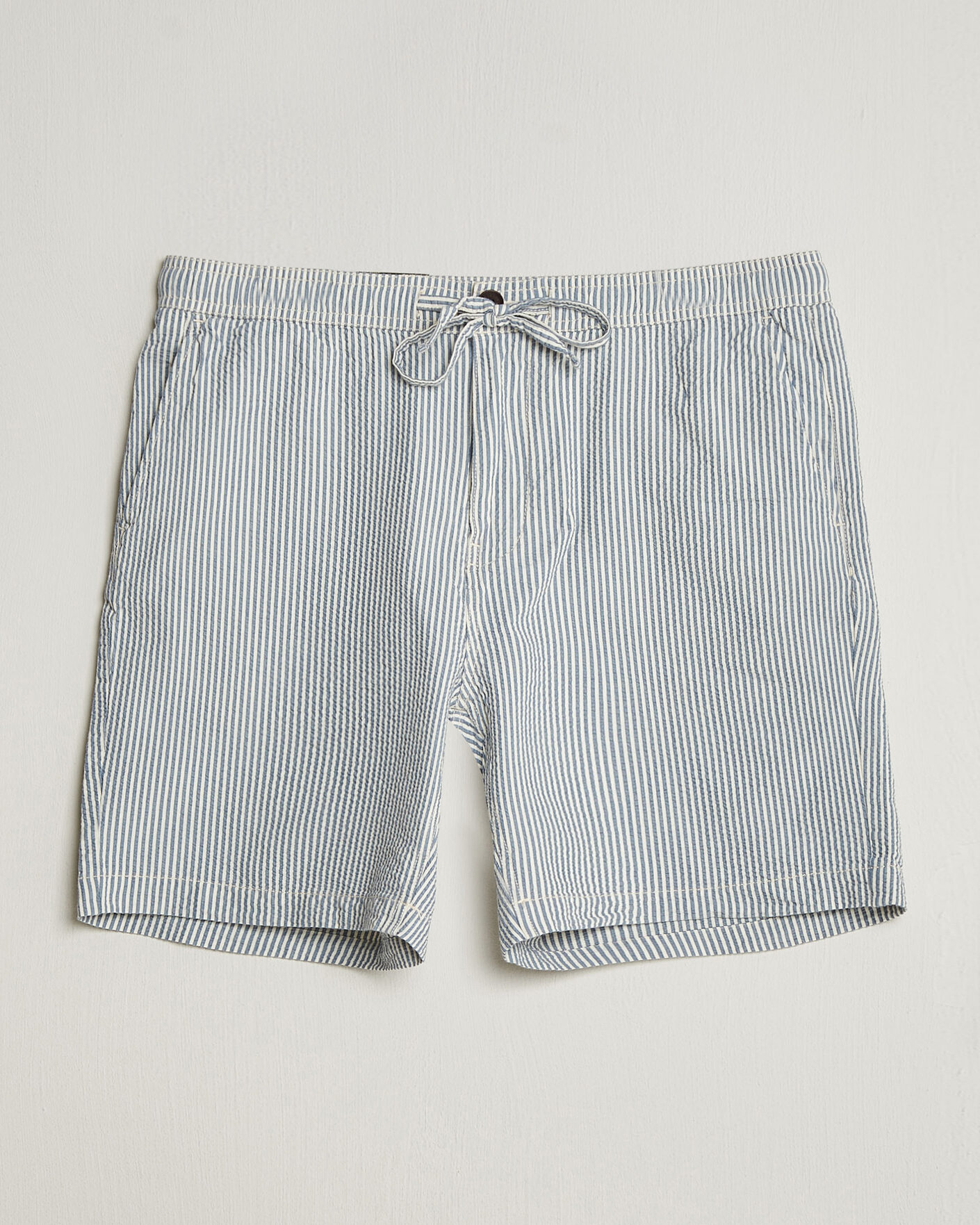Herr | Shorts | Morris | Fenix Seersucker Shorts Light Blue