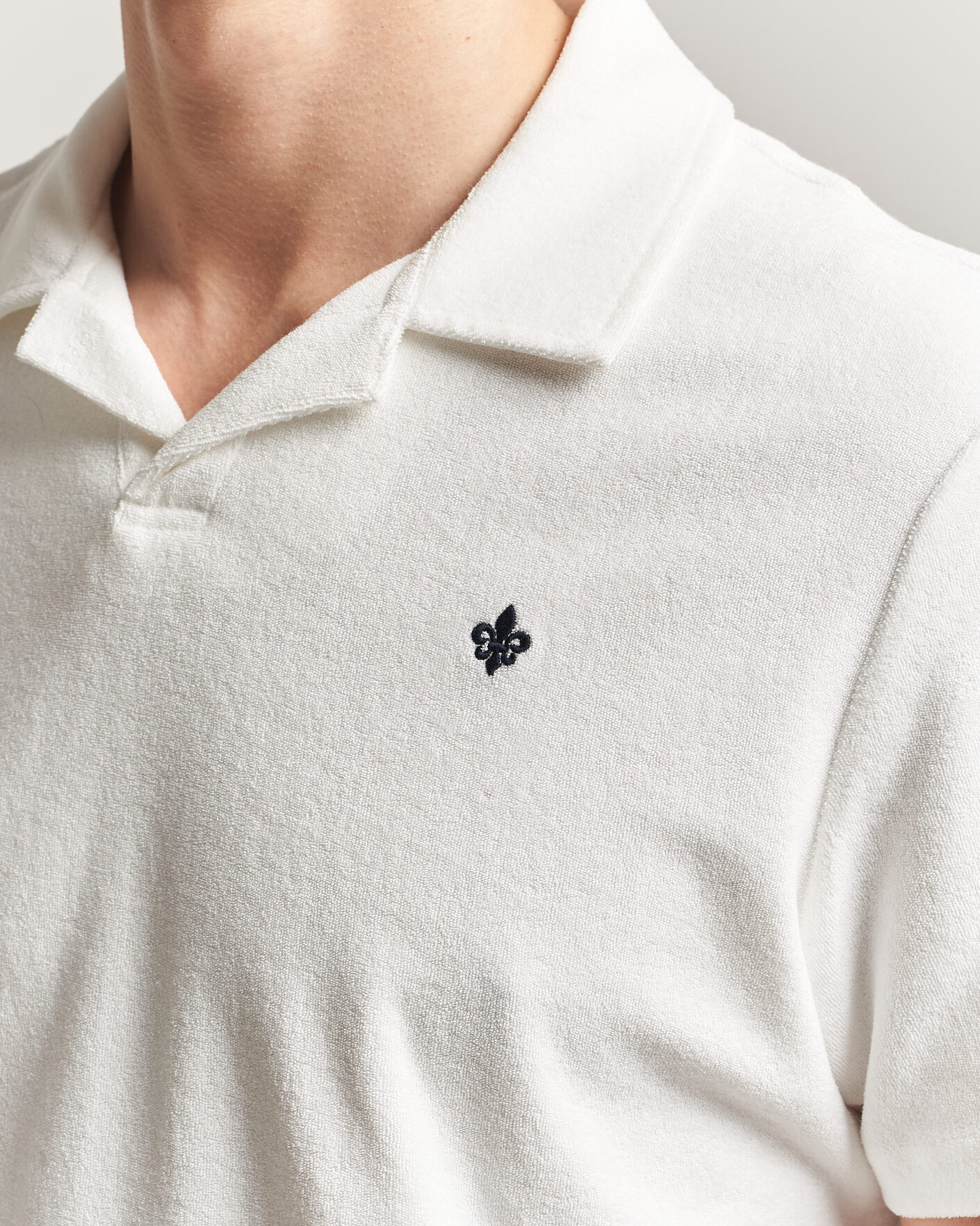 Herr | Pikéer | Morris | Delon Terry Shirt Off White