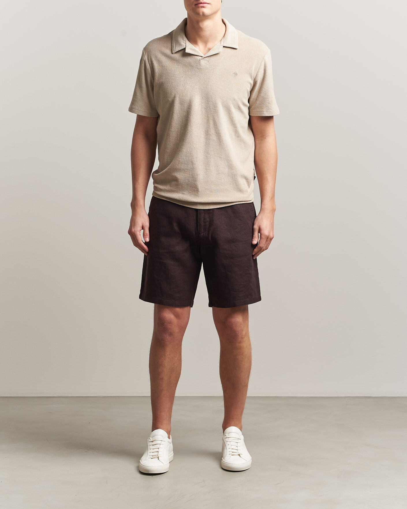 Herr | Pikéer | Morris | Delon Terry Shirt Khaki