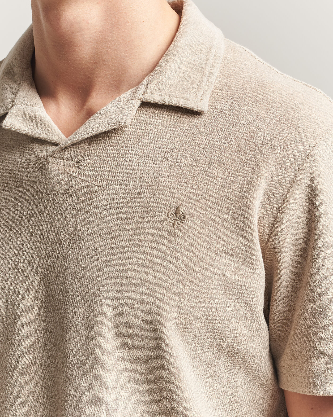 Herr | Pikéer | Morris | Delon Terry Shirt Khaki