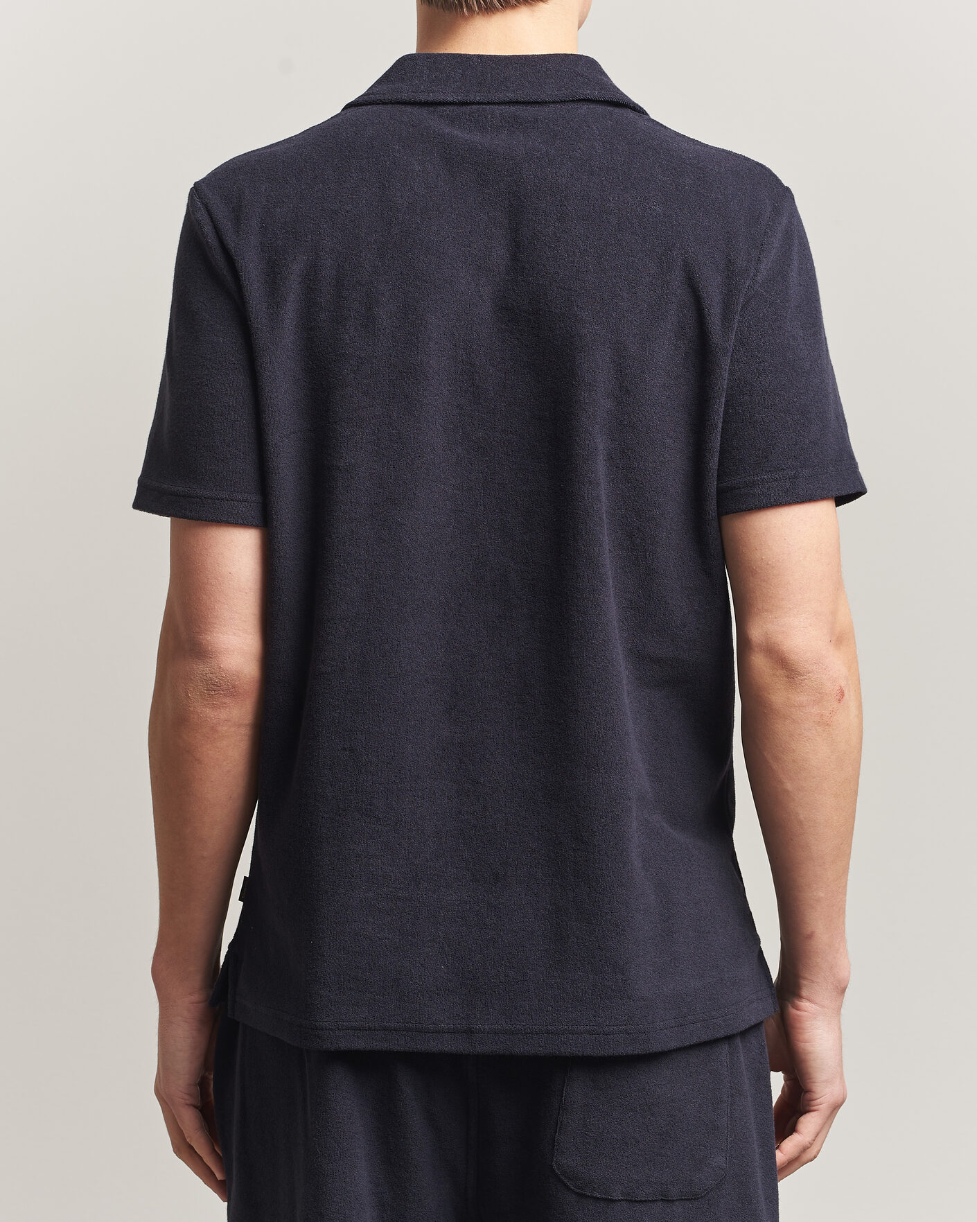Herr | Pikéer | Morris | Delon Terry Shirt Navy