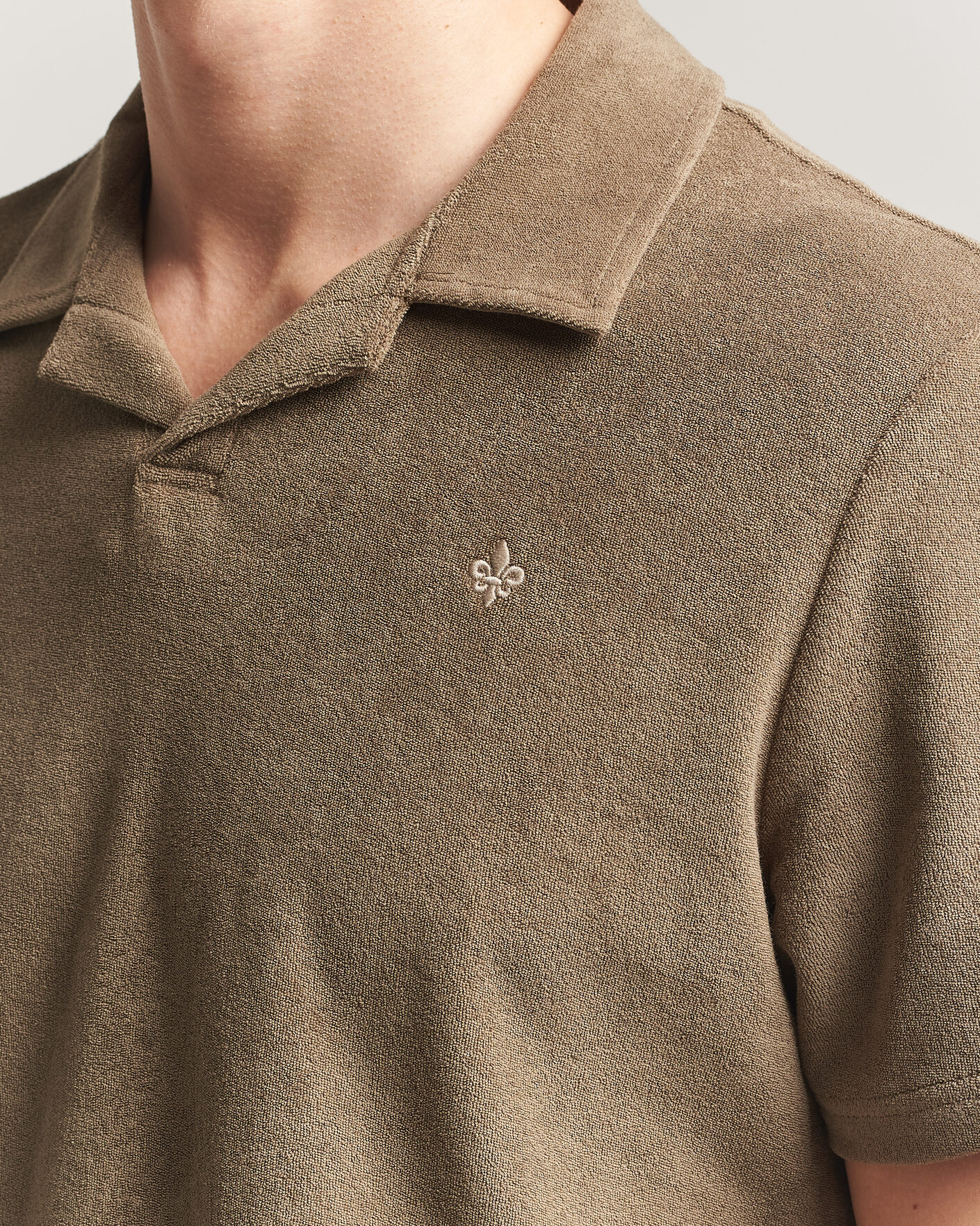 Herr | Pikéer | Morris | Delon Terry Shirt Olive