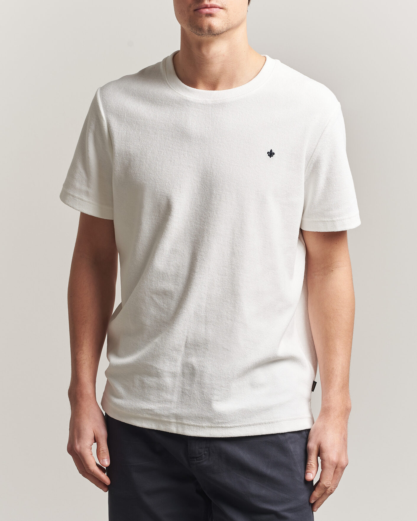 Herr | T-Shirts | Morris | Delon Terry Tee Off White