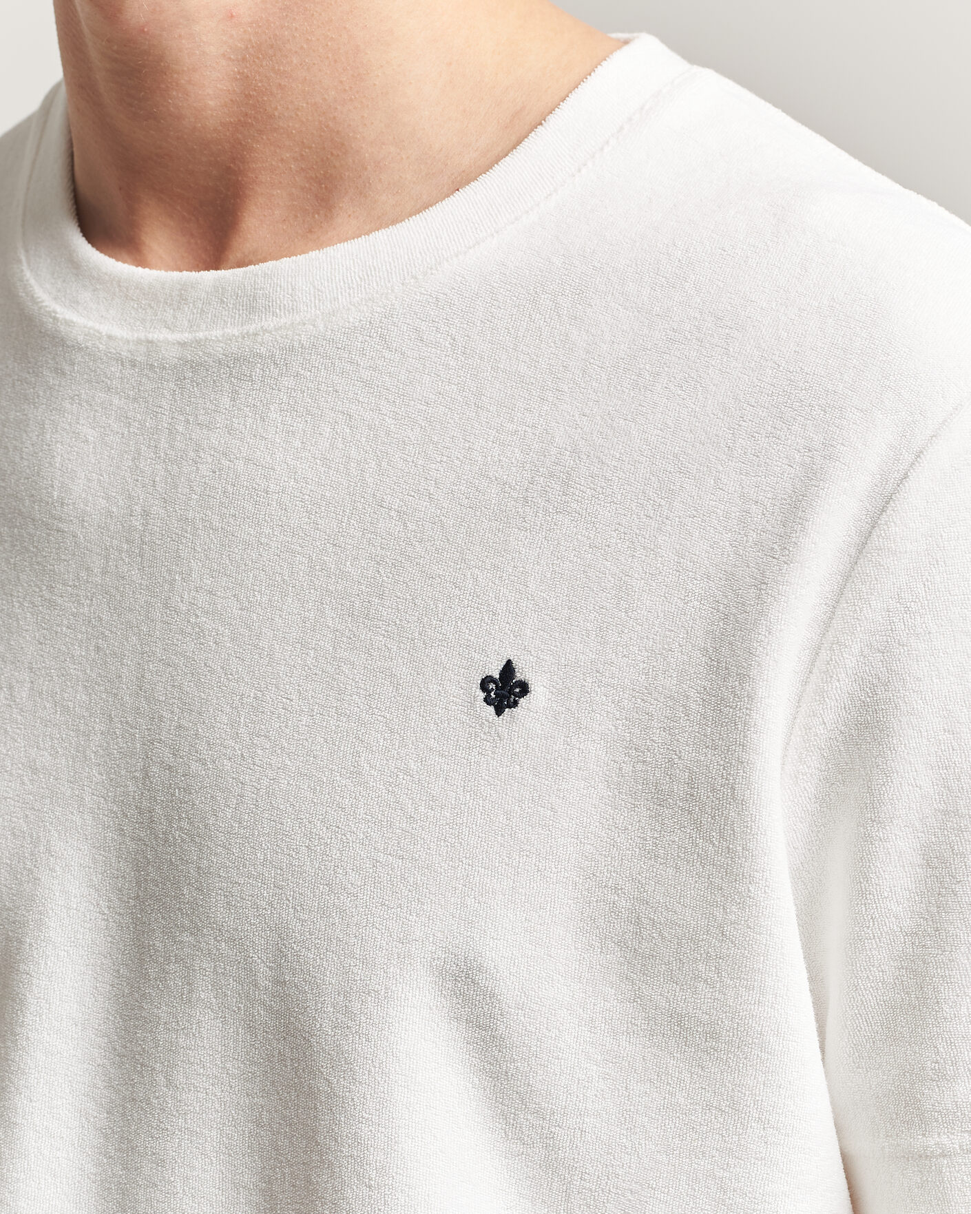 Herr | T-Shirts | Morris | Delon Terry Tee Off White