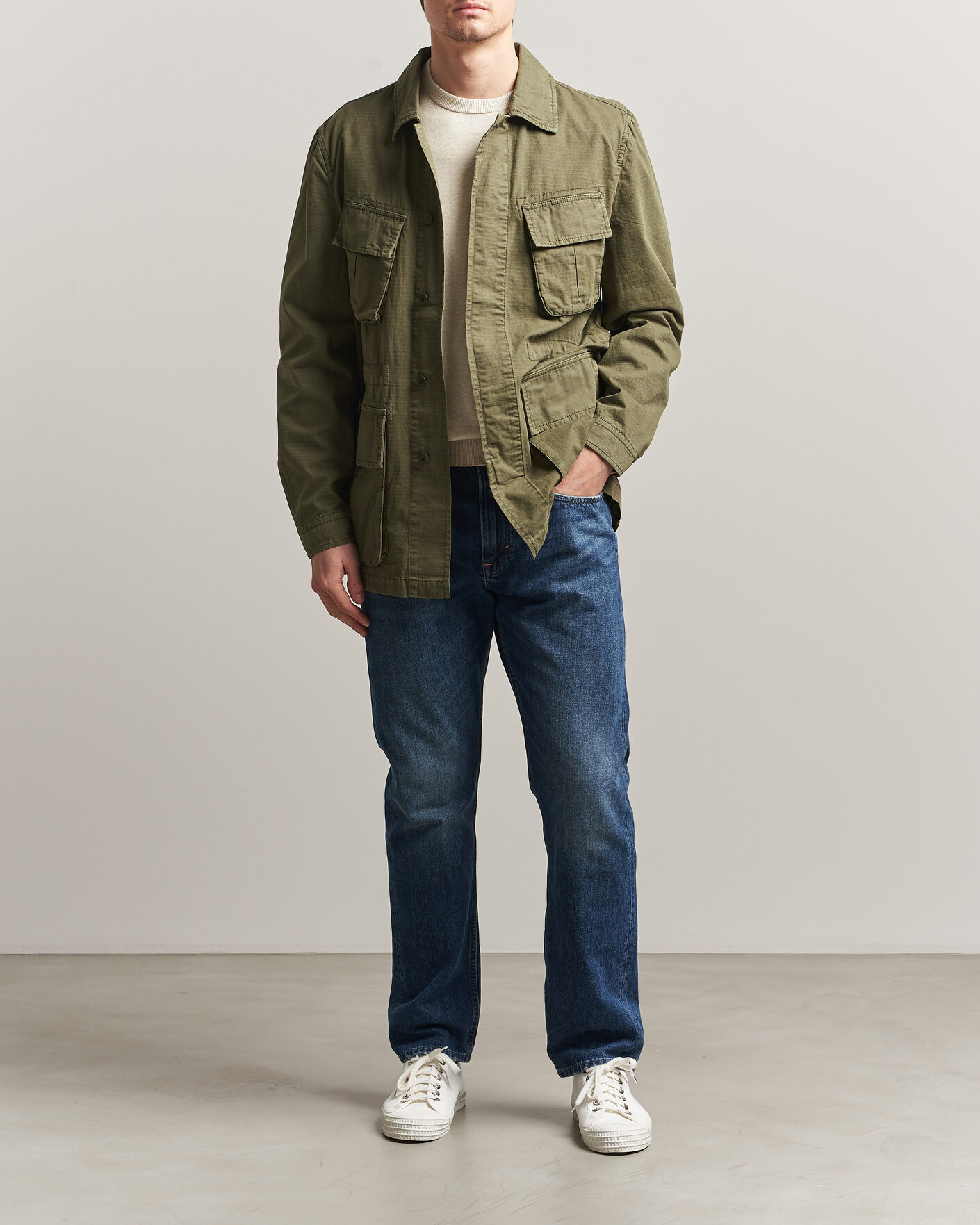 Herr | Jackor | Morris | Graham Field Jacket Olive