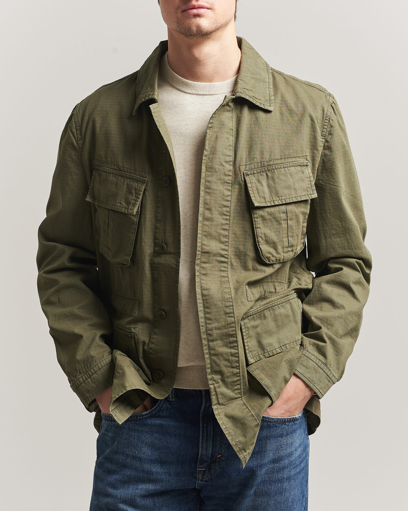 Herr | Jackor | Morris | Graham Field Jacket Olive